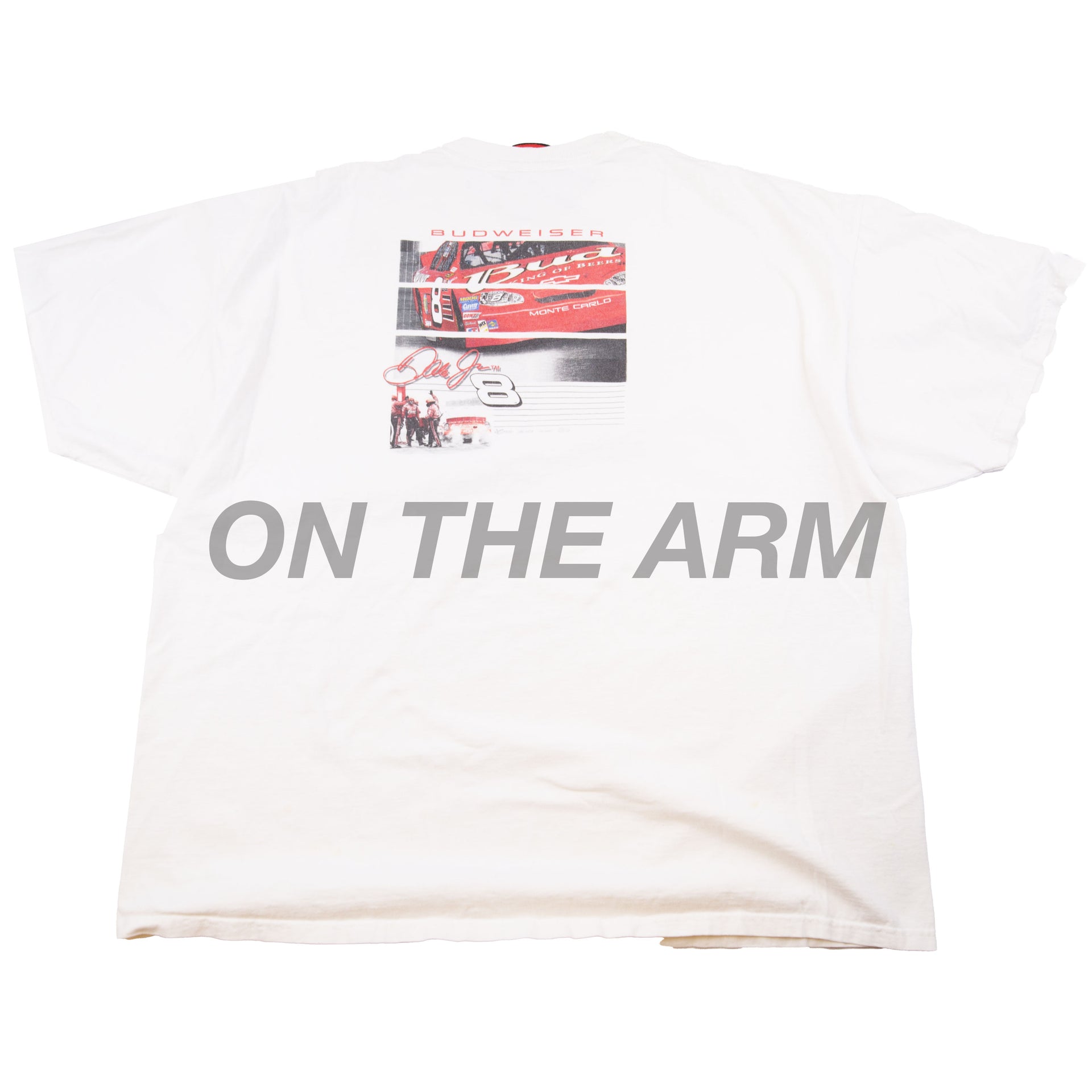 Vintage White Dale Earnhardt Jr. Tee (2000's)