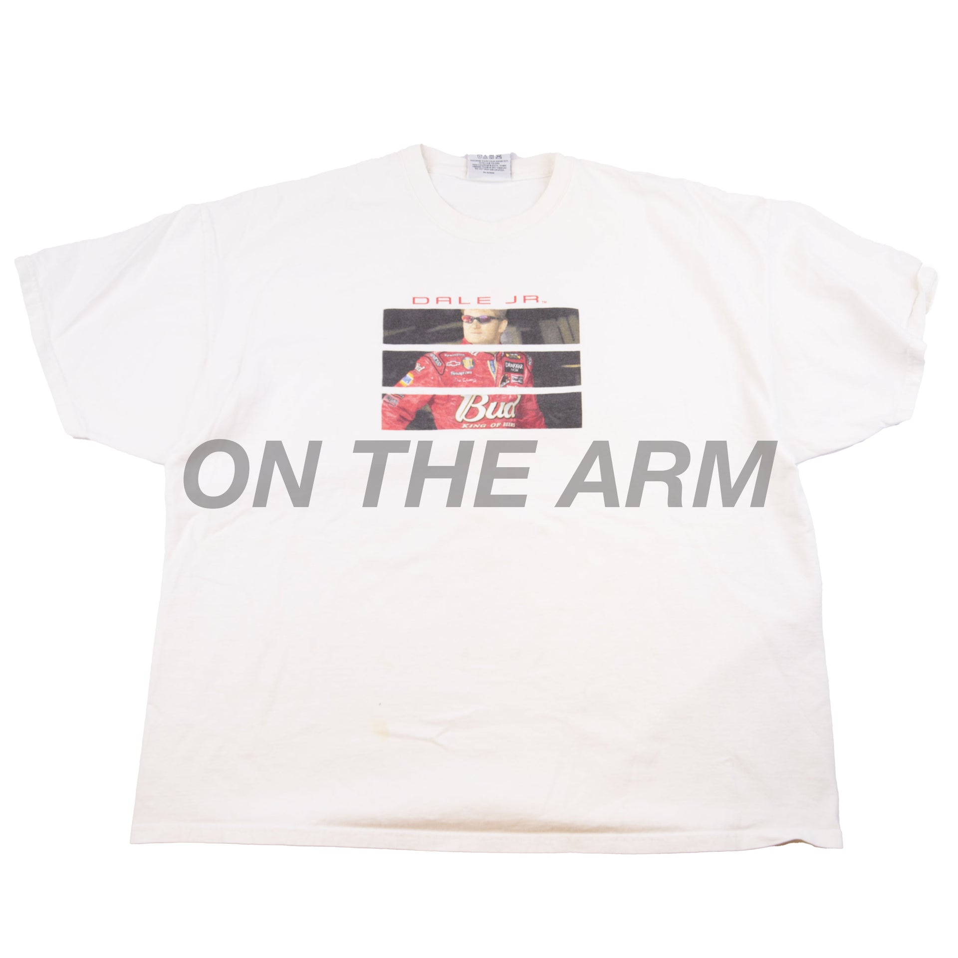 Vintage White Dale Earnhardt Jr. Tee (2000's)