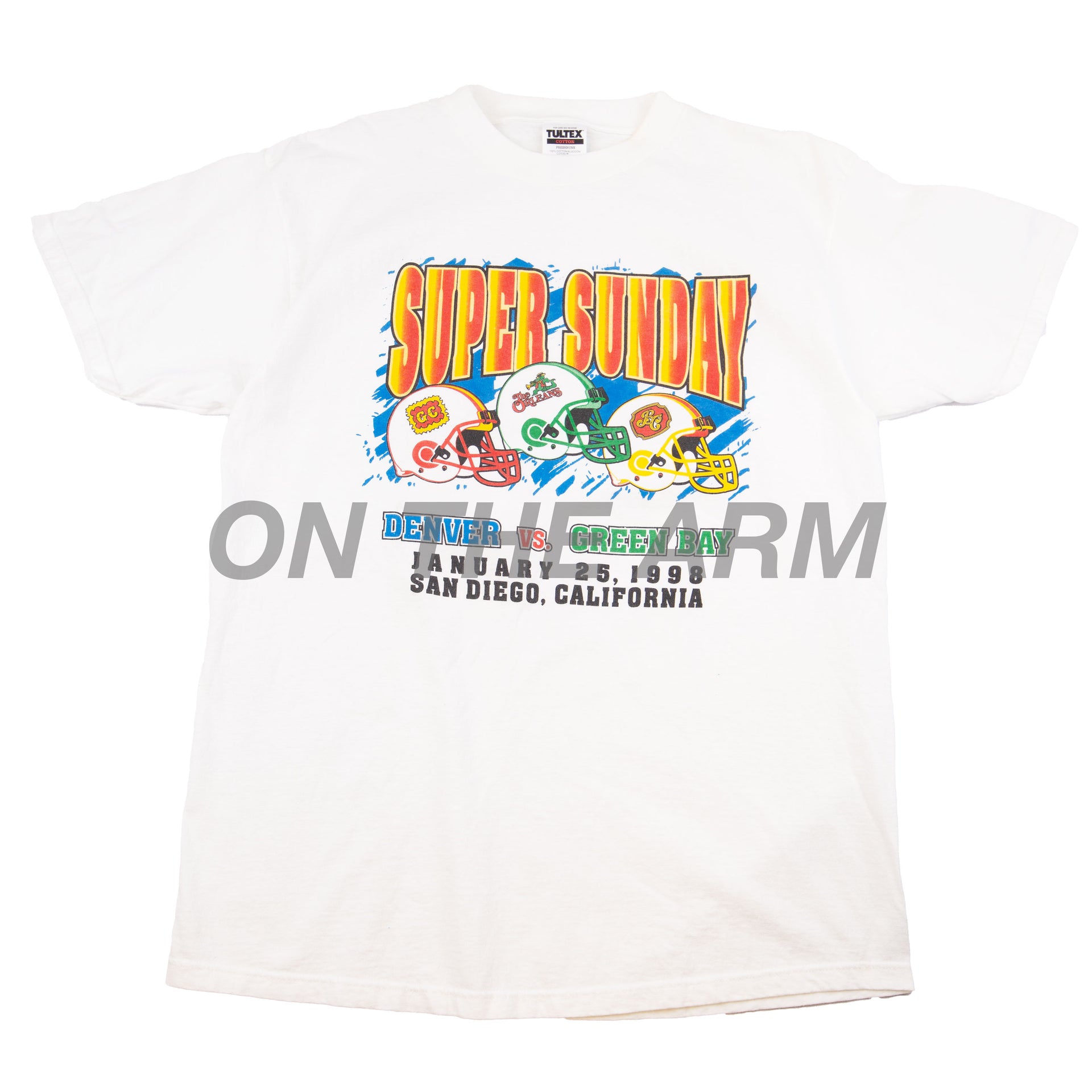 Vintage White The Orleans Super Bowl Tee (1998)