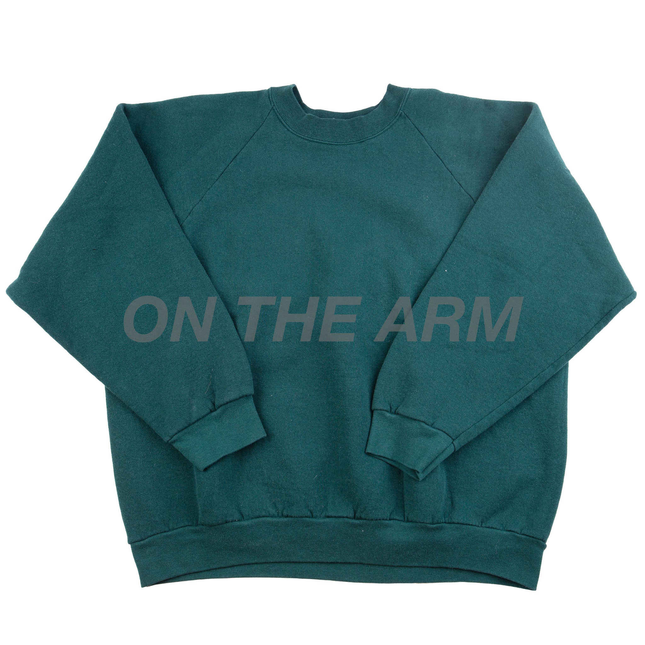 Vintage Green Fruit Of The Loom Crew (1990's)