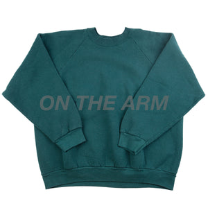 Vintage Green Fruit Of The Loom Crew (1990's)