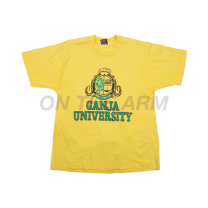 Vintage Yellow Ganja University Tee
