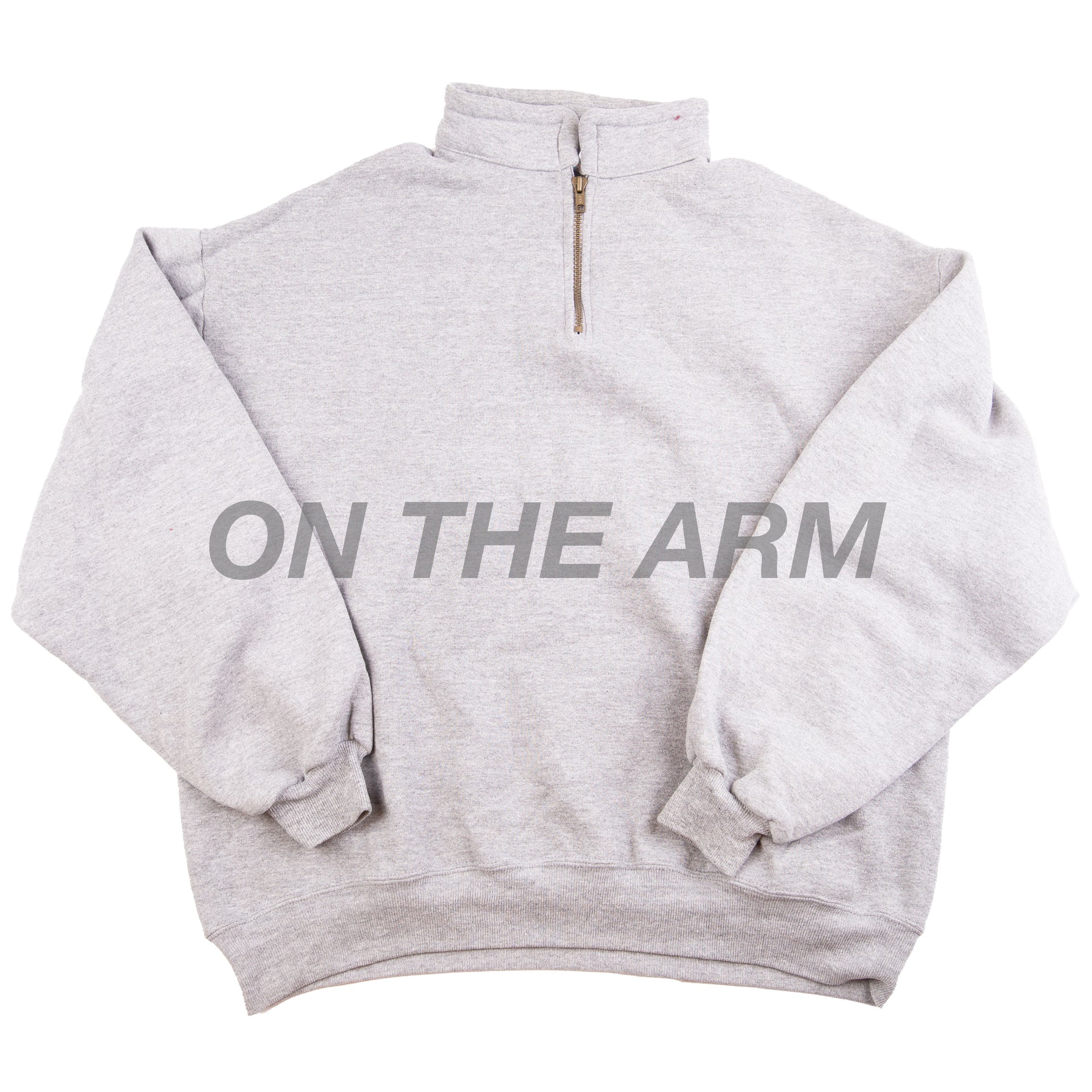 Vintage Gray Jerzees Quarter Zip
