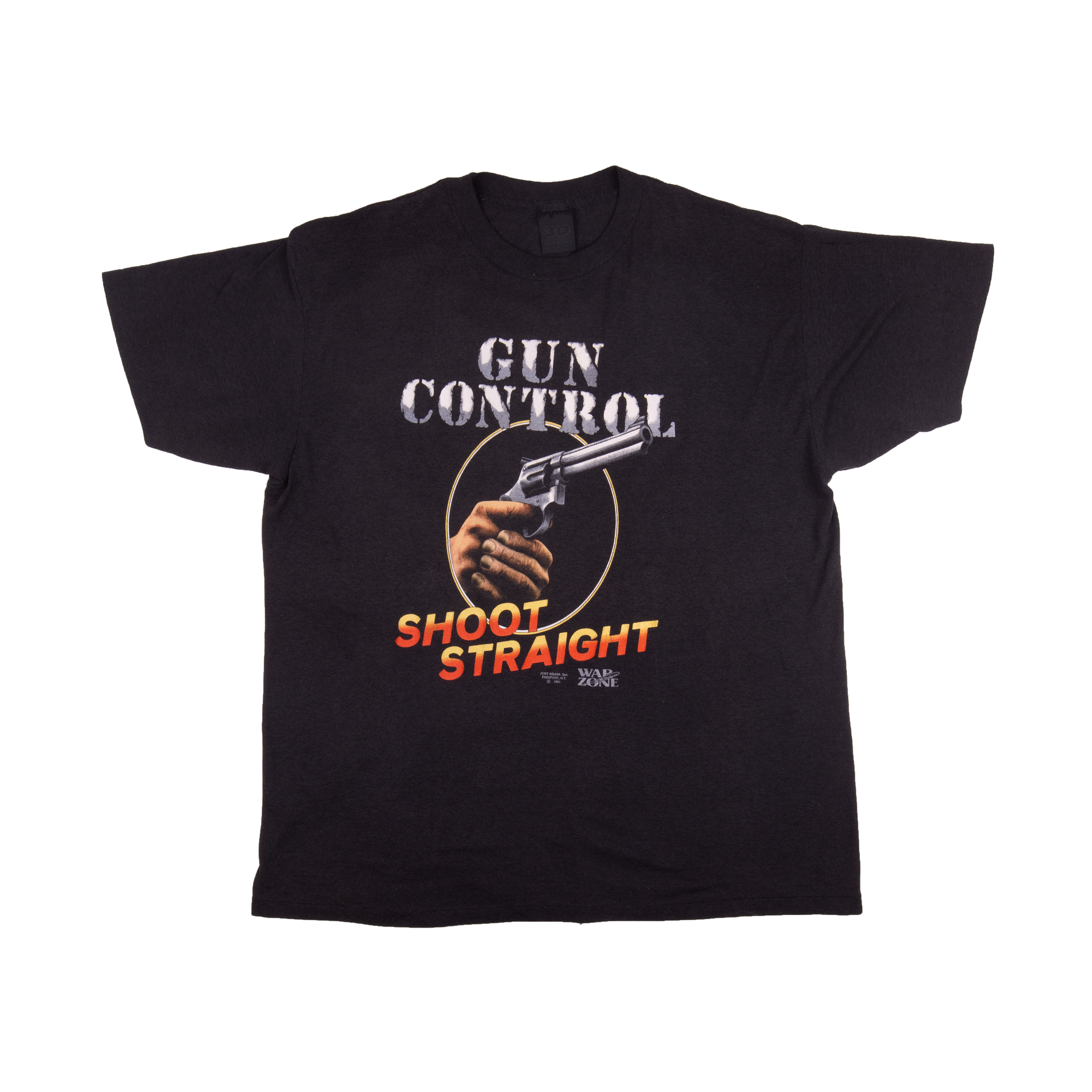 Vintage Black Gun Control Tee
