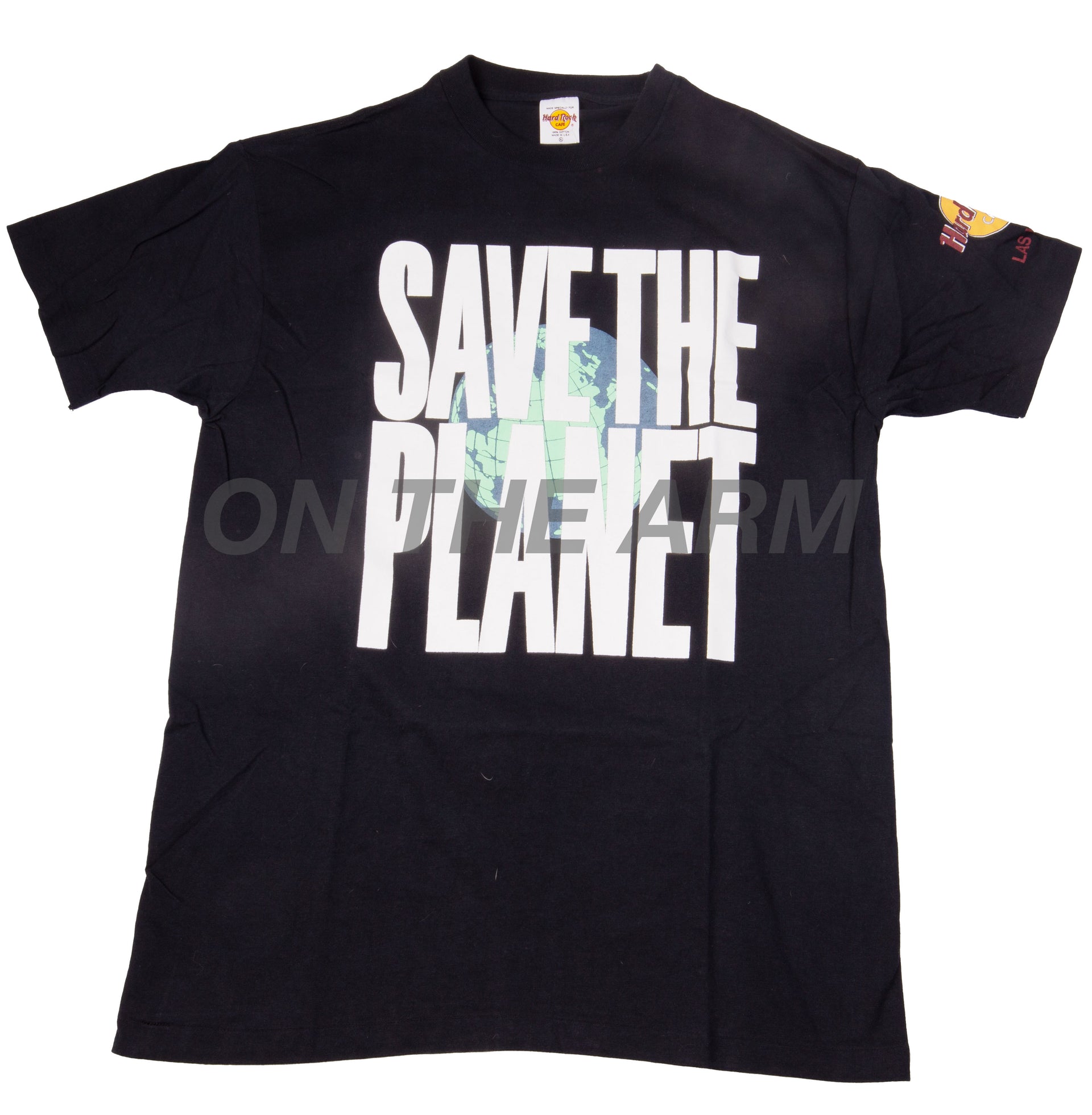 Vintage Black Save The Planet Tee