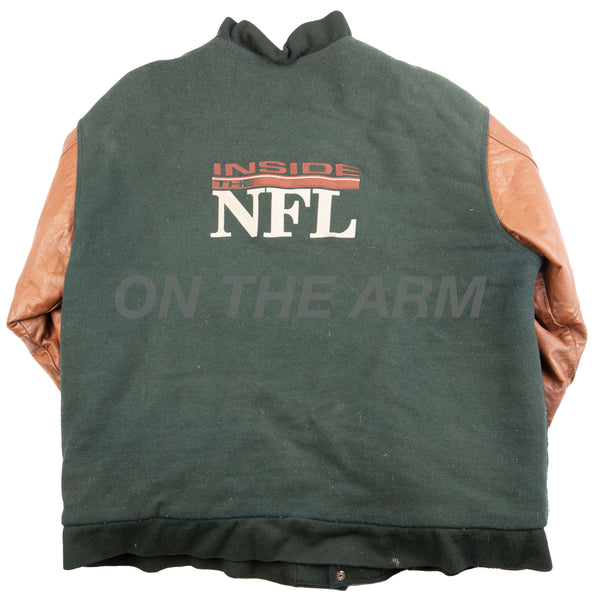 Vintage Green HBO Inside The NFL Jacket (1990's)