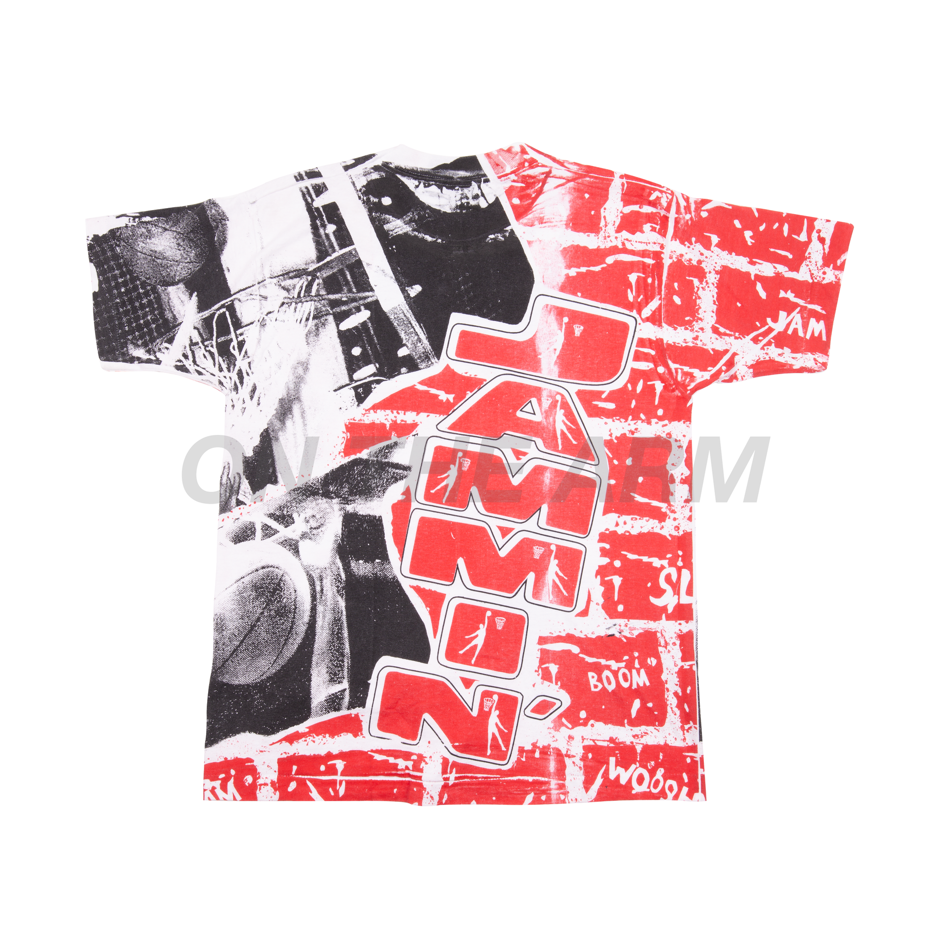 Vintage Red Jammin All Over Print Tee
