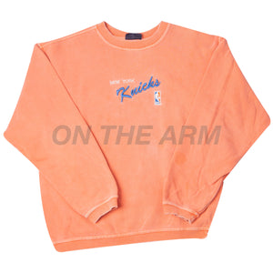 Vintage Salmon New York Knicks Crew