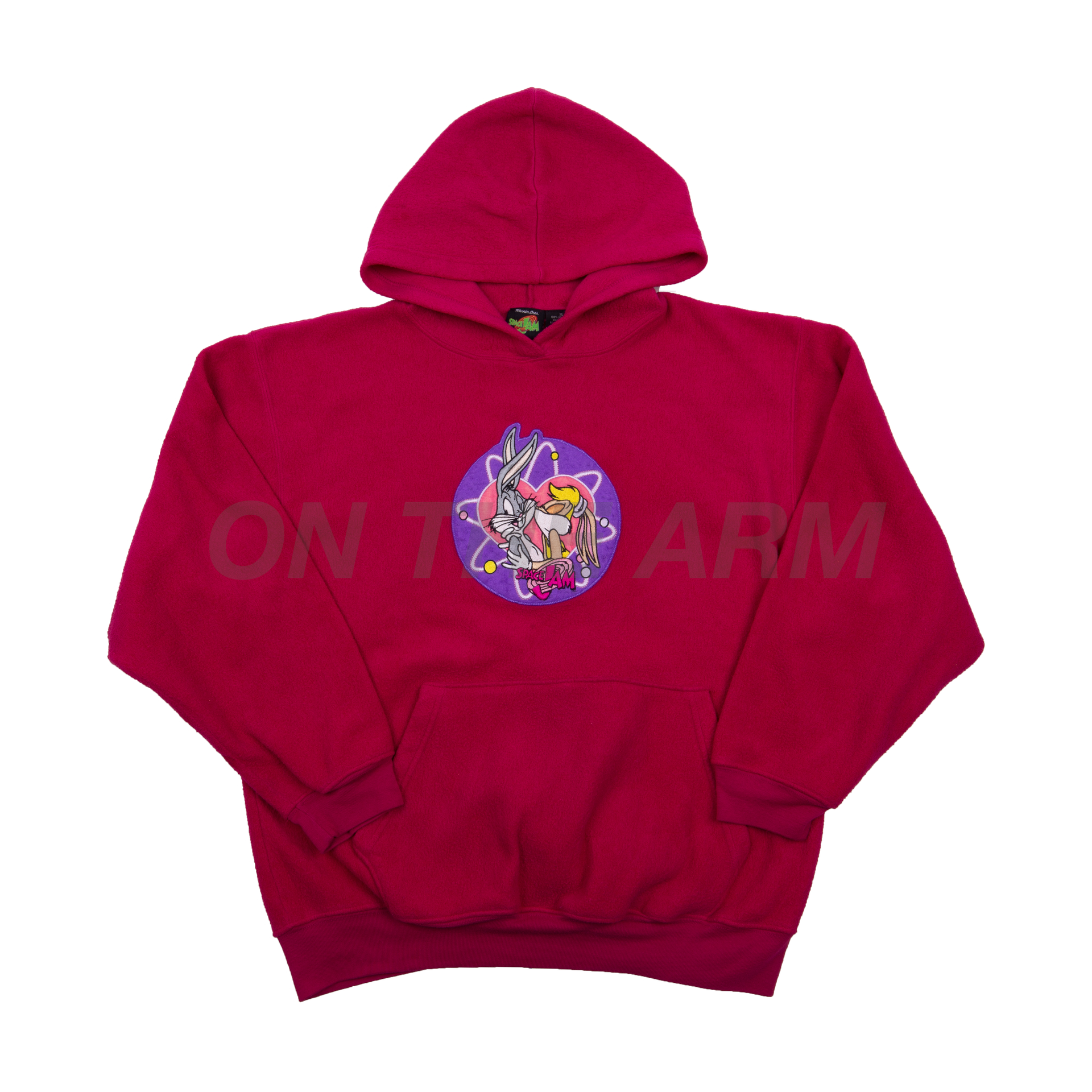 Vintage Magenta Space Jam Fleece Hoodie
