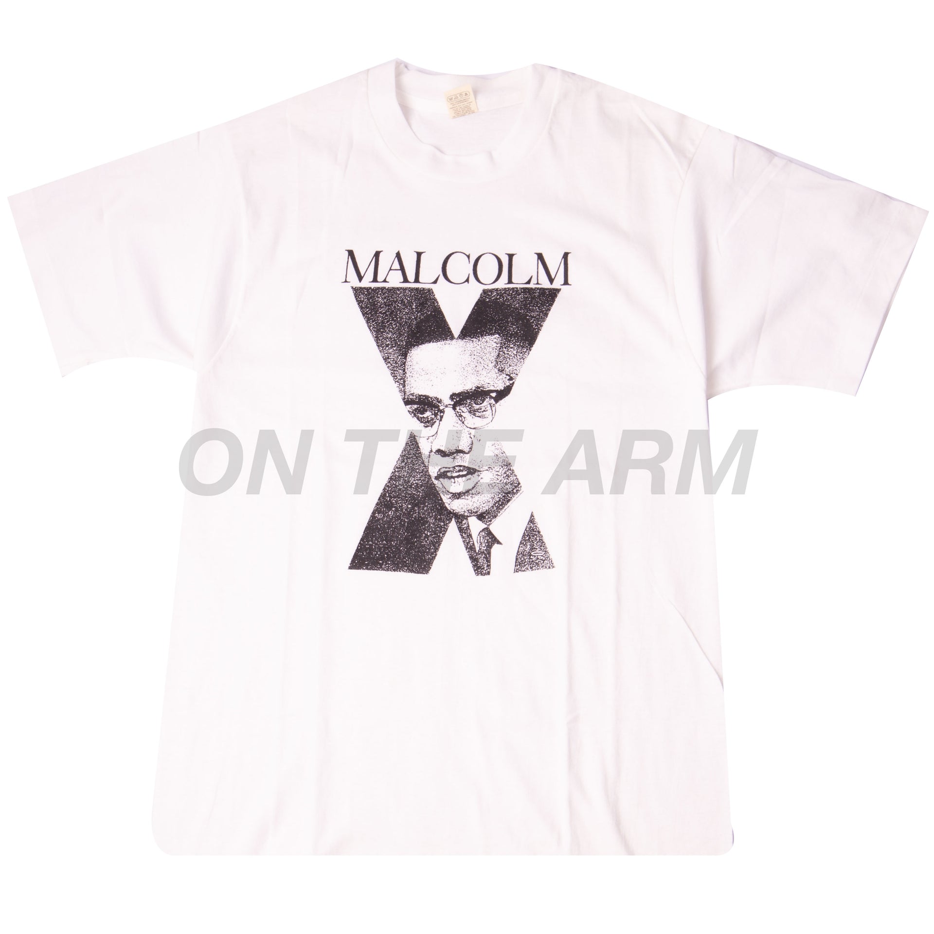 Vintage White Malcom X Tee (1980)