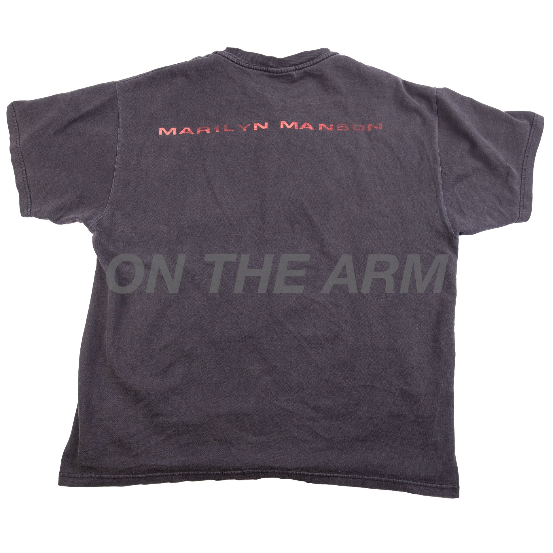 Vintage Black Marilyn Manson God Is In The TV Tee (1998)