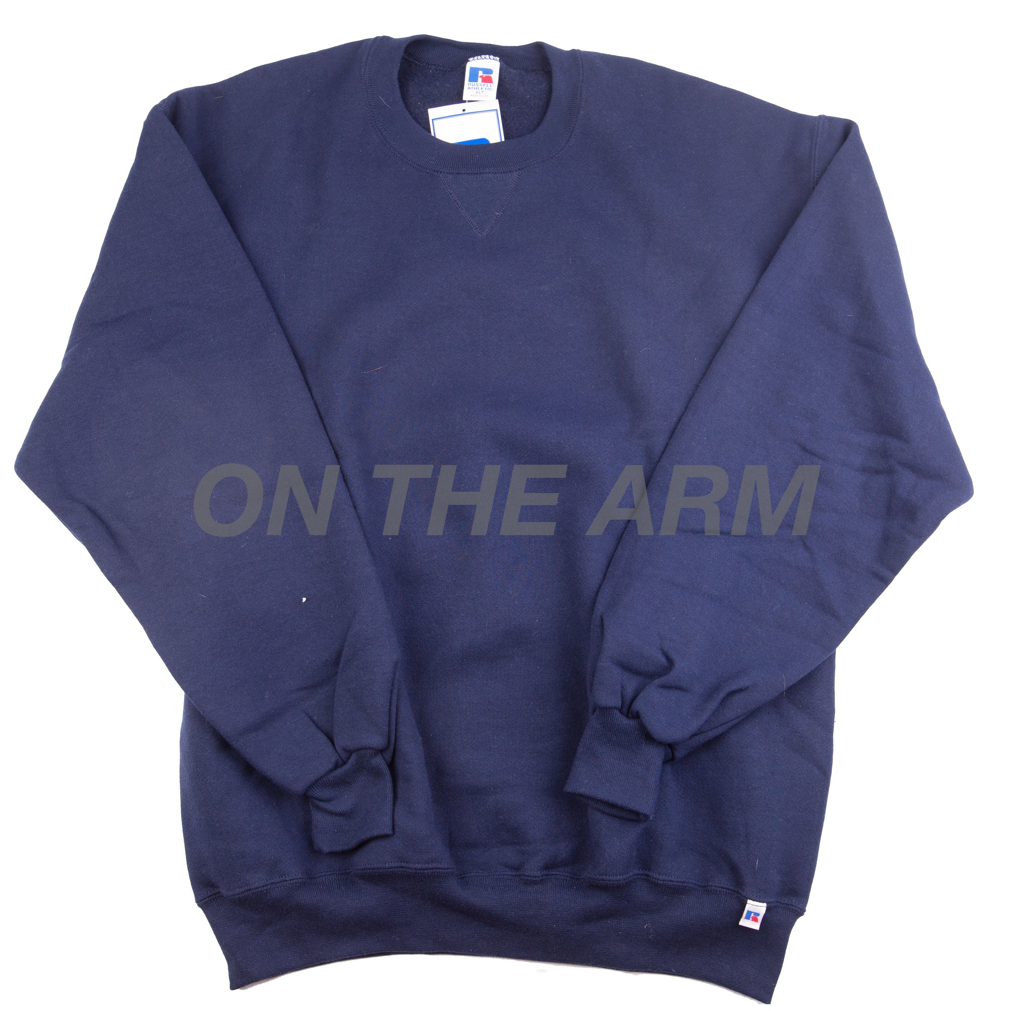 Russell Navy Blue Athletic Crew