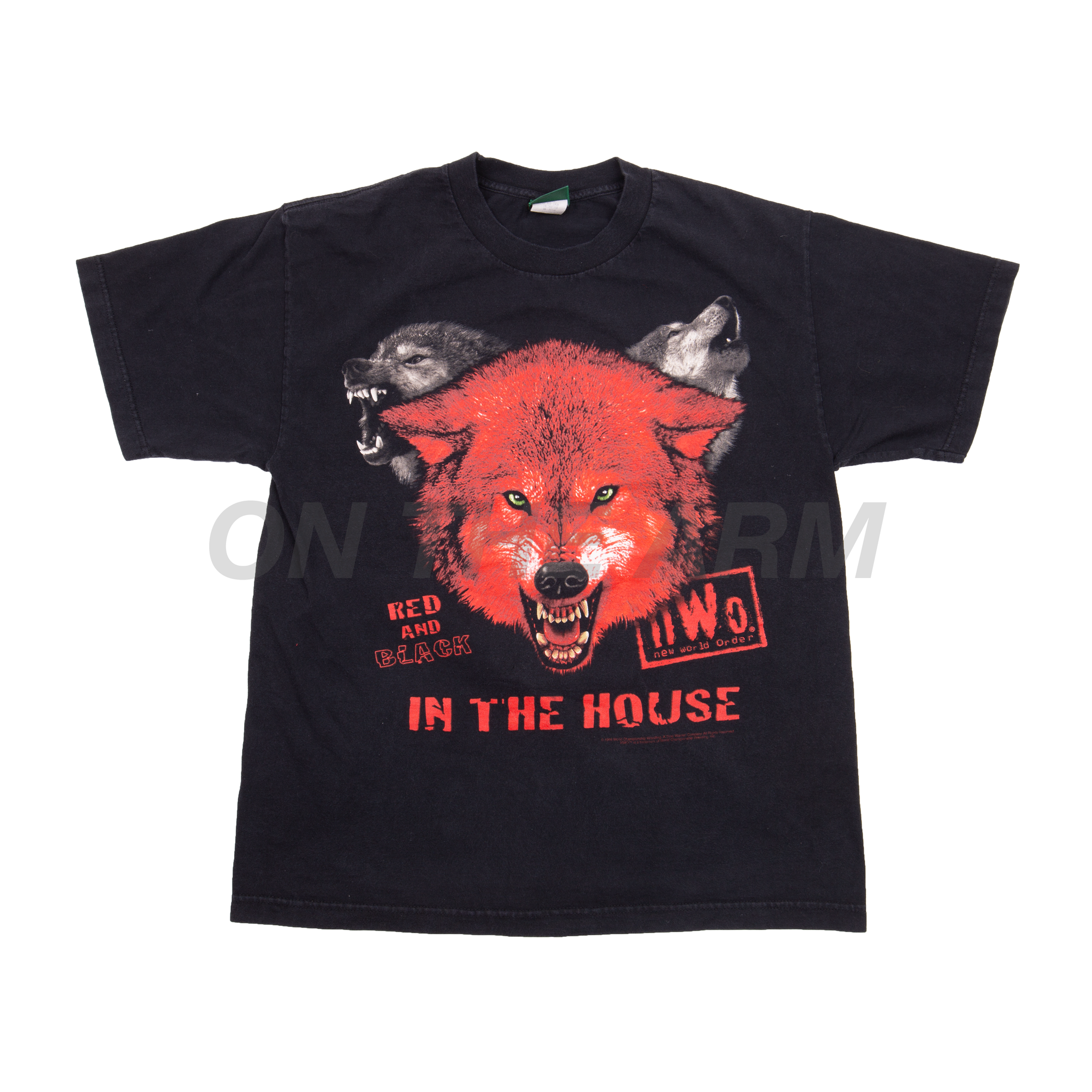 Vintage Black NWO Wolf Tee