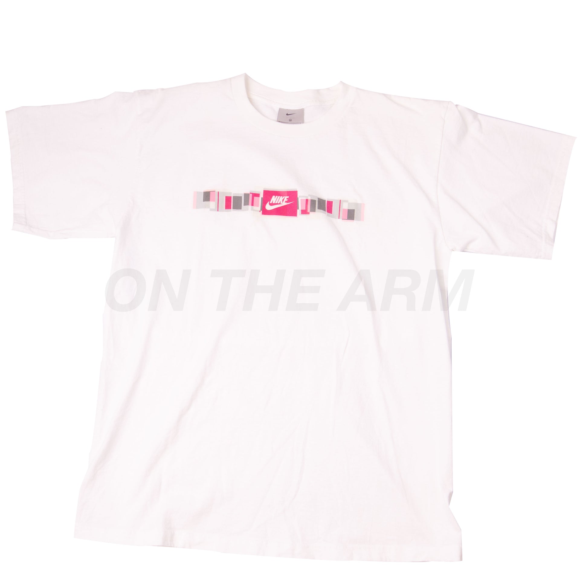 Vintage White/Pink Nike Box Tee
