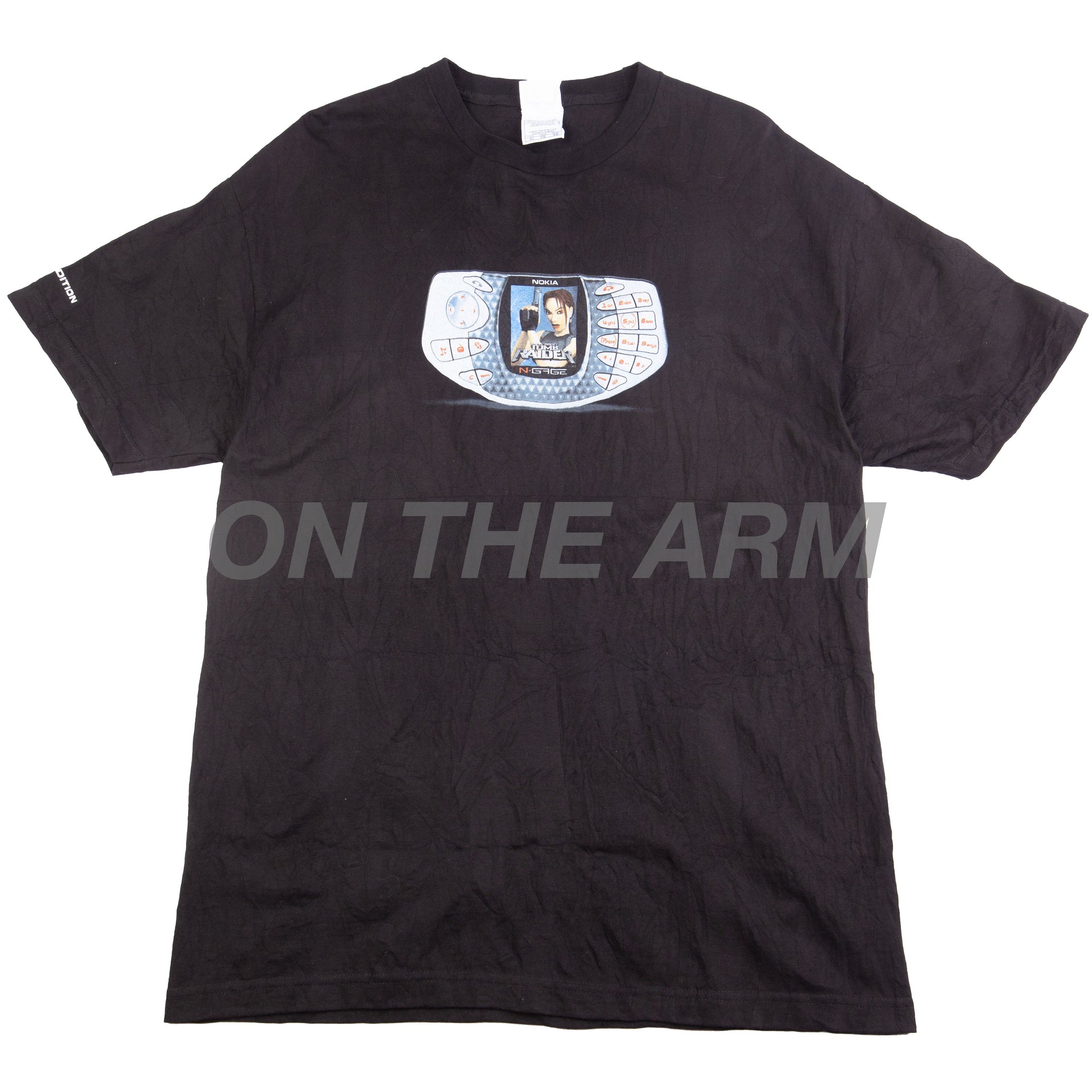 Vintage Black Nokia Tomb Raider Tee (2000’s)