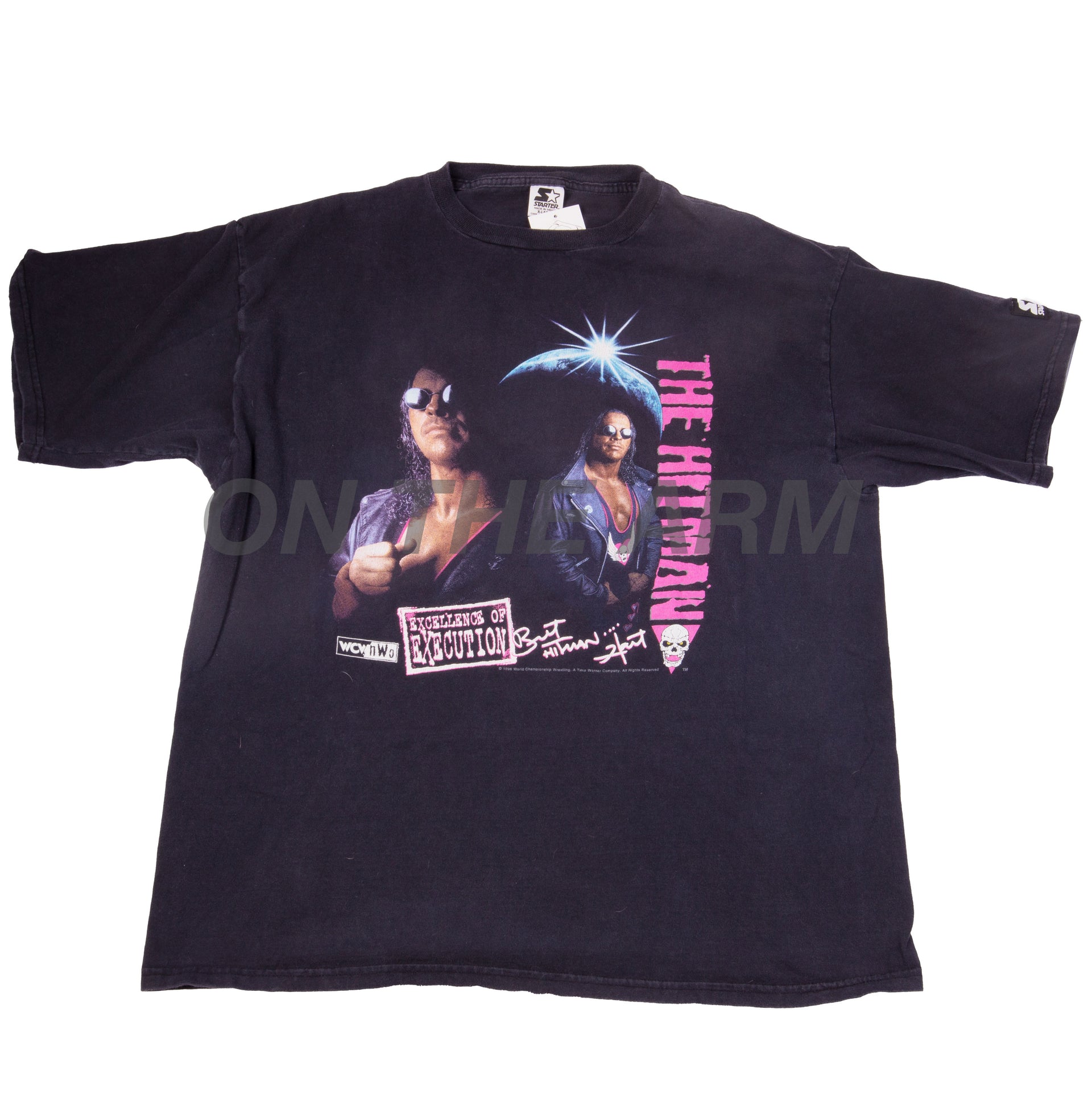 Vintage Black Bret Hart Hitman Tee