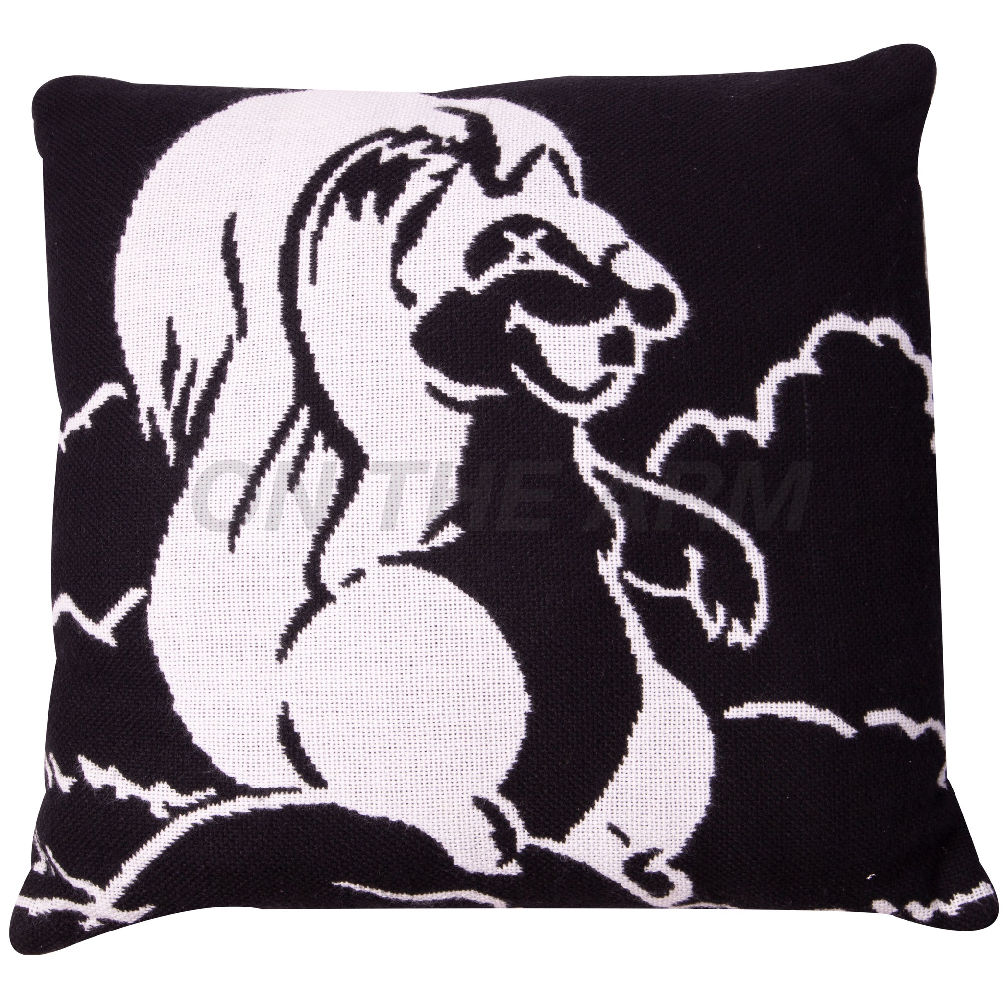 OriginalFake Kaws Black Squirrel Pillow