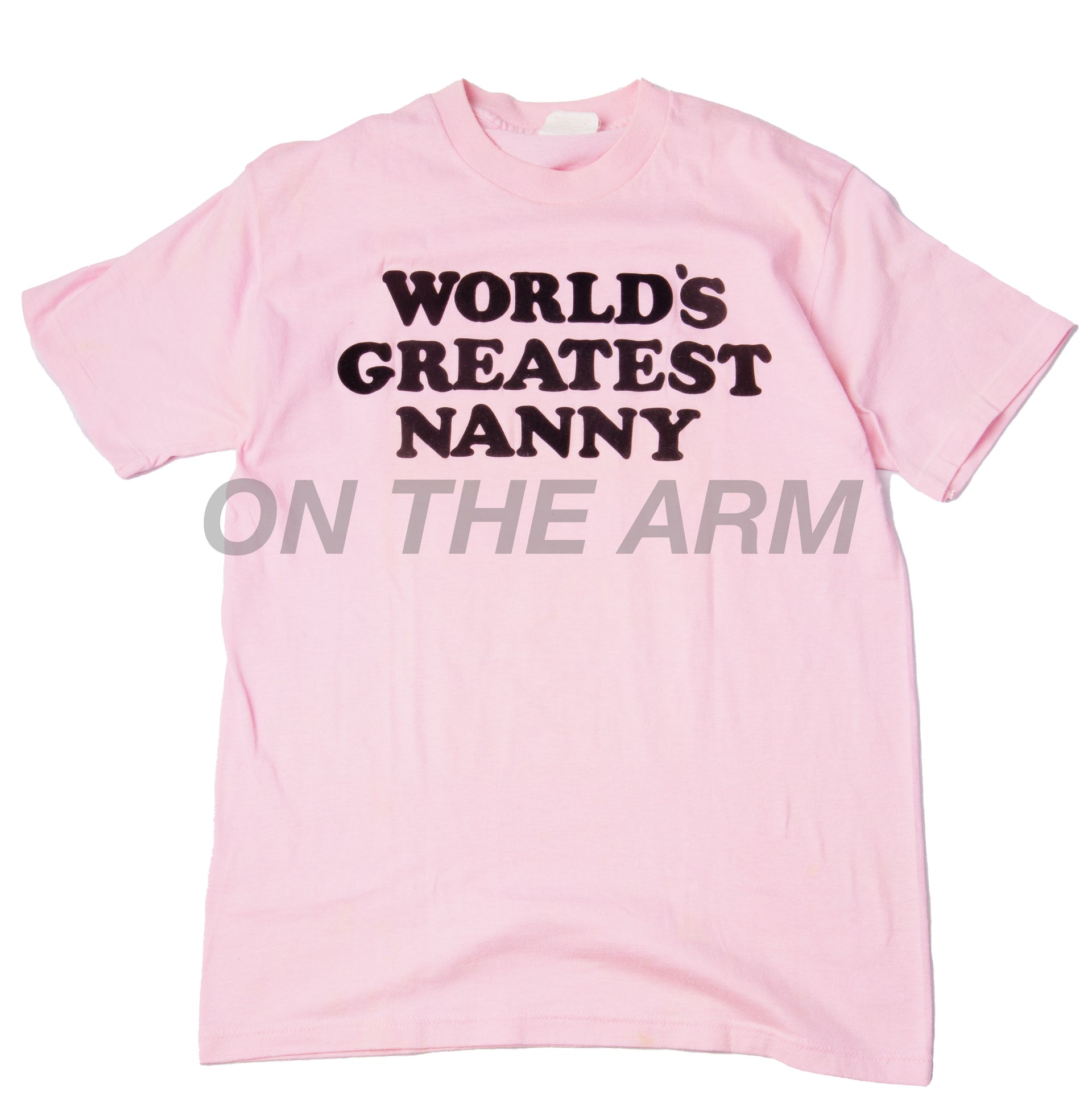 Vintage Pink Greatest Nanny Tee