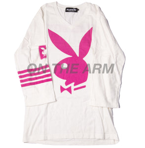 Hysteric Glamour White Playboy Raglan PRE-OWNED