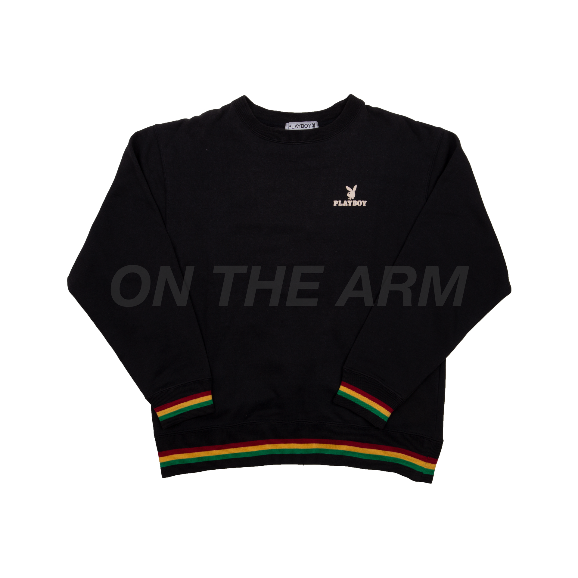 Vintage Black Playboy Rasta Crew