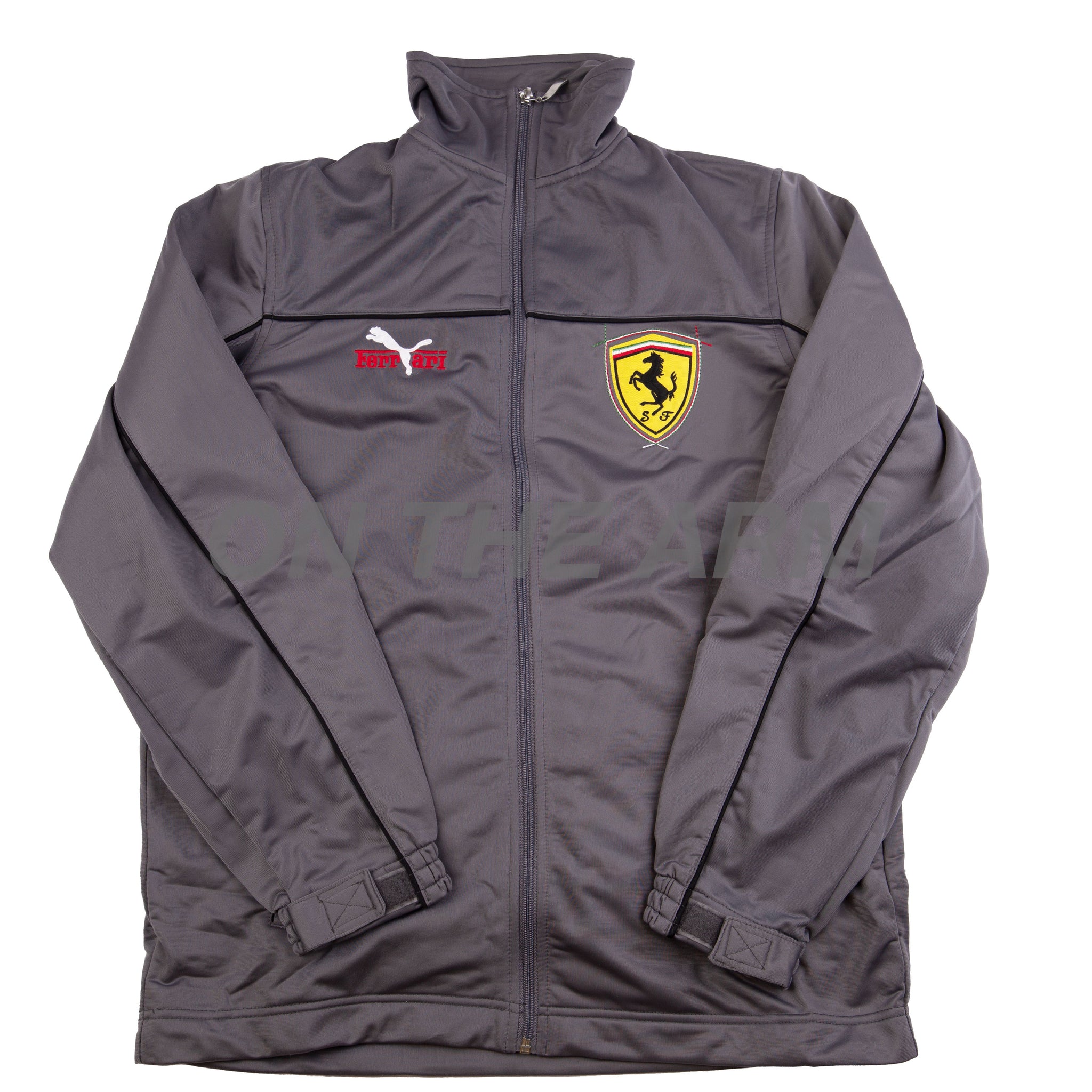 Vintage Grey Ferrari Track Jacket