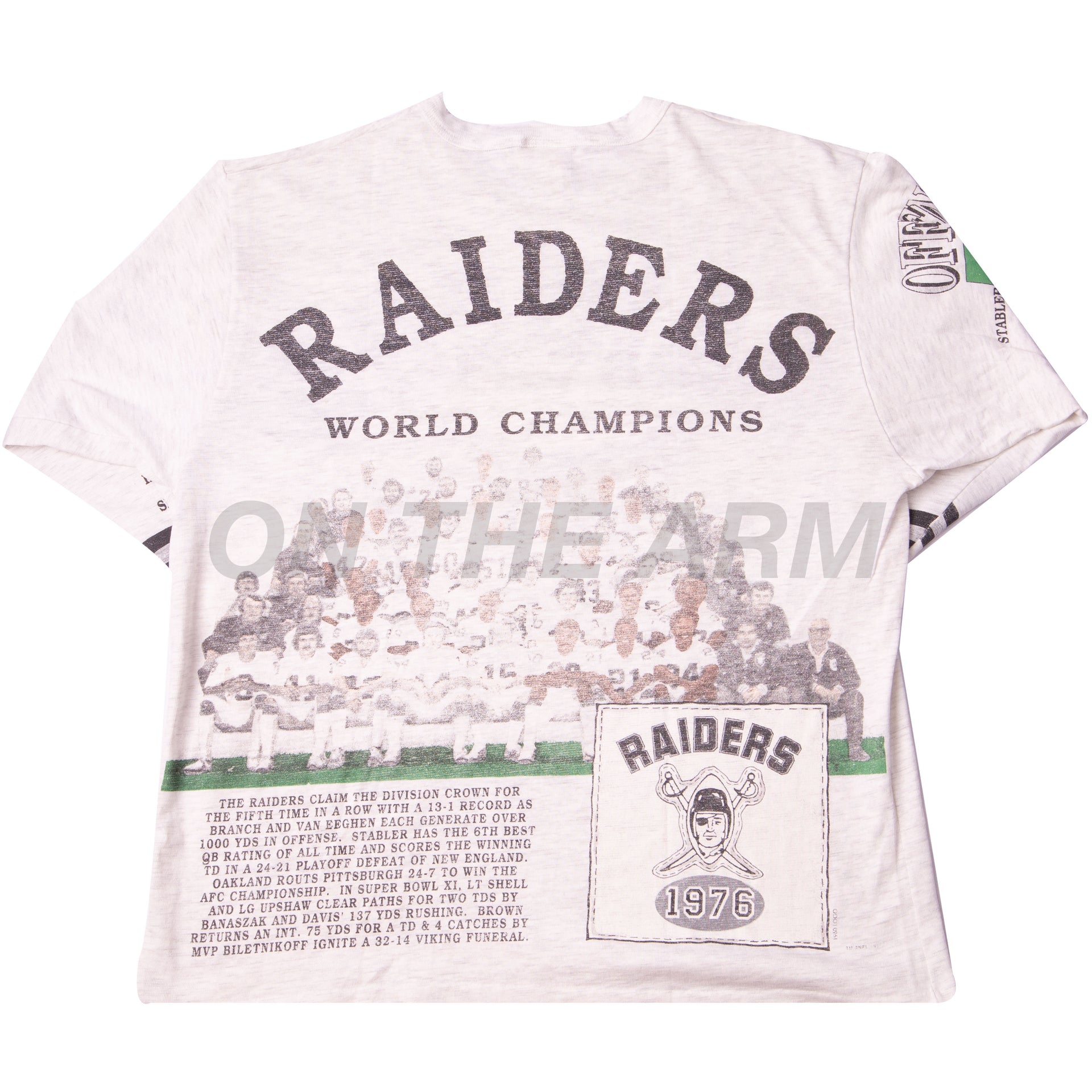 Vintage Grey Raiders Oversized Tee (1991)