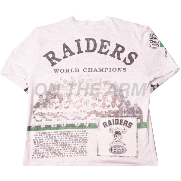 Vintage Grey Raiders Oversized Tee (1991)