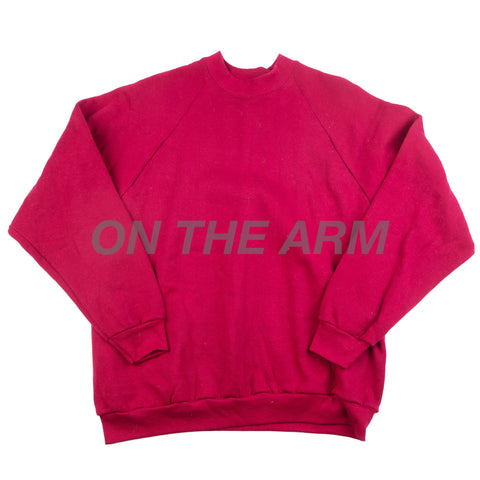 Vintage Fruit Of The Loom Burgundy Crew