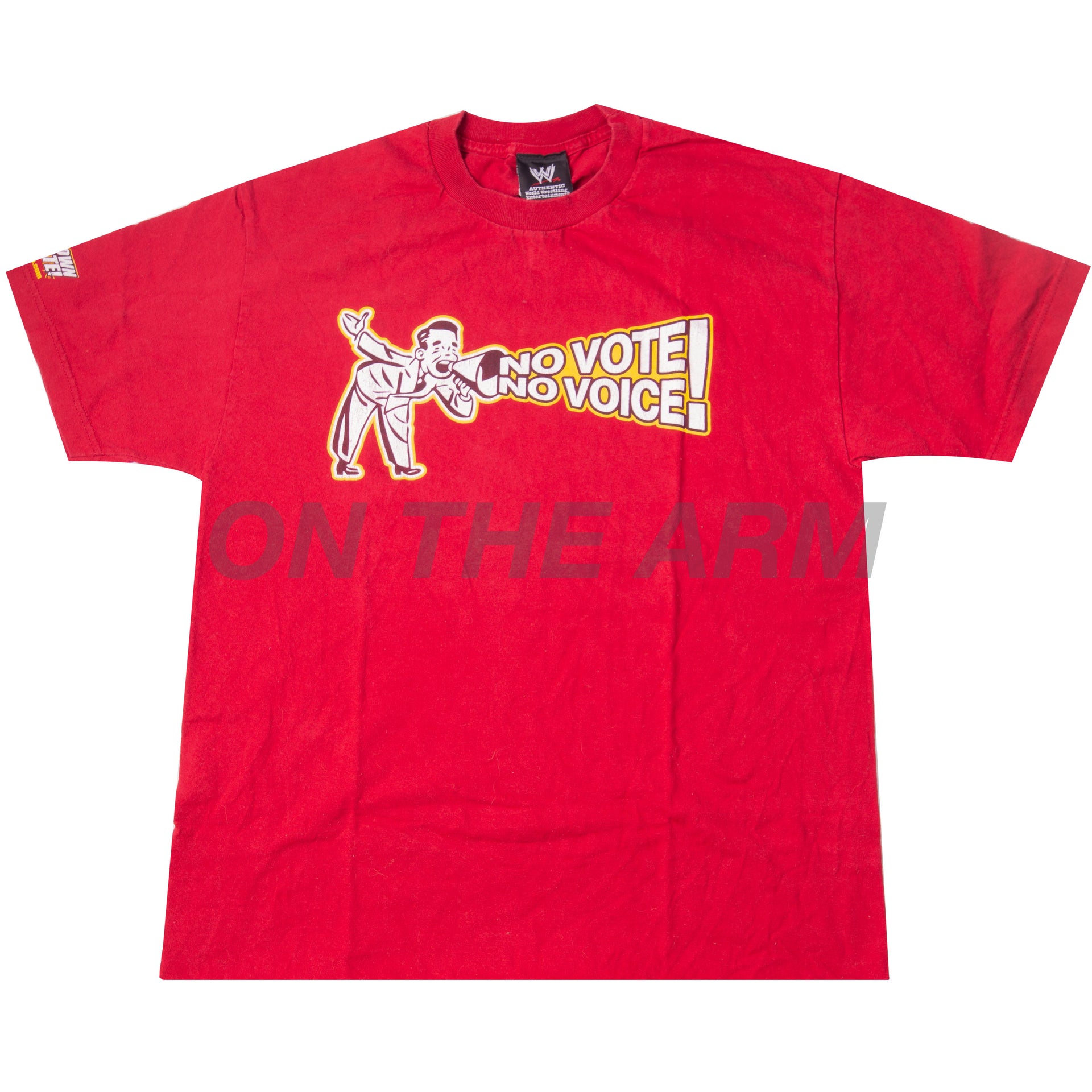 Vintage Red WWE No Vote Tee