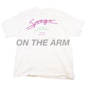 Vintage White Spago Beverly Hills Closing Tee (1992)