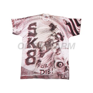Vintage SK8 OR DIE All Over Print Tee