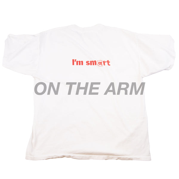 Vintage White I'm Sm@rt Tee (2000's)