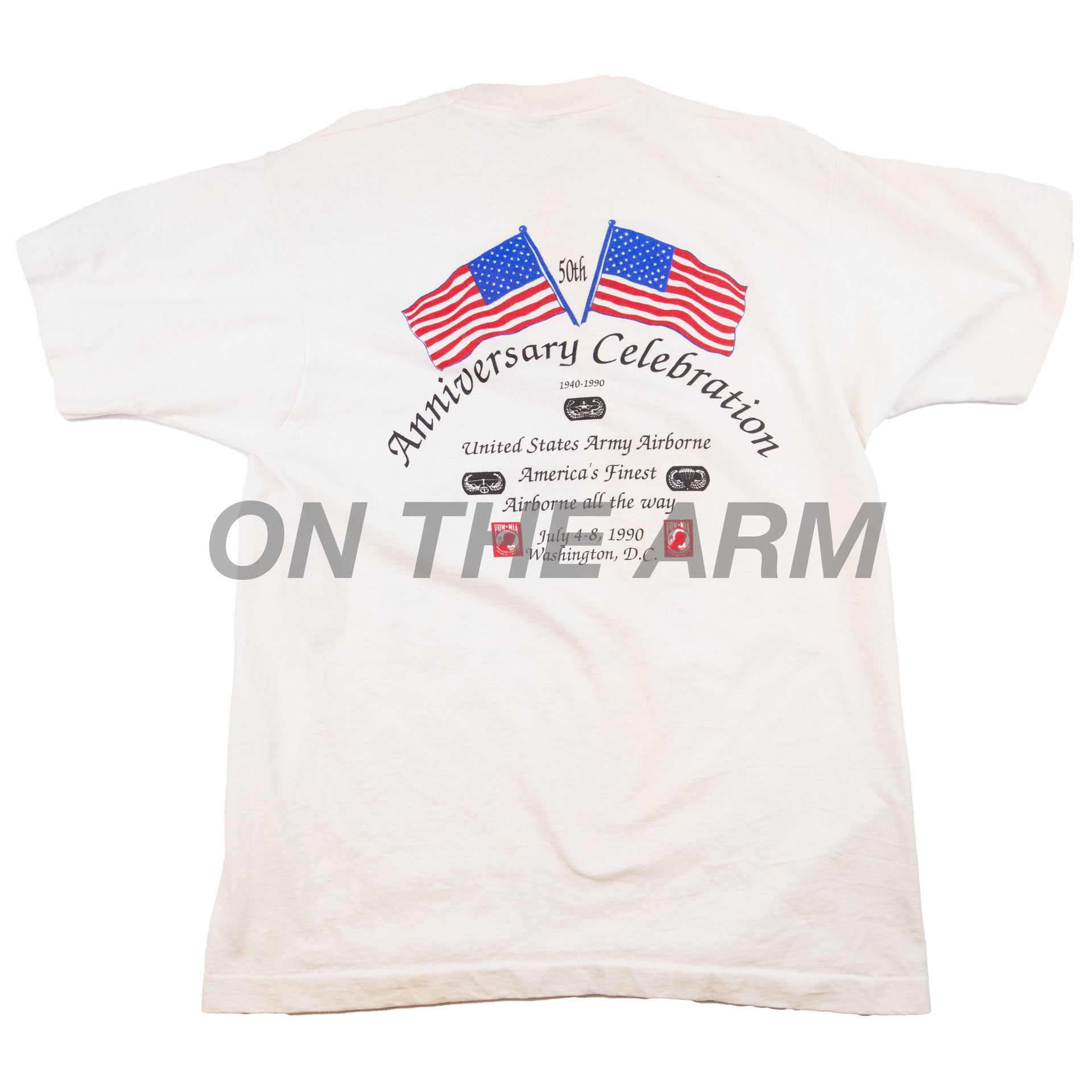 Vintage White Iron Mike Air Trooper Tee (1990)