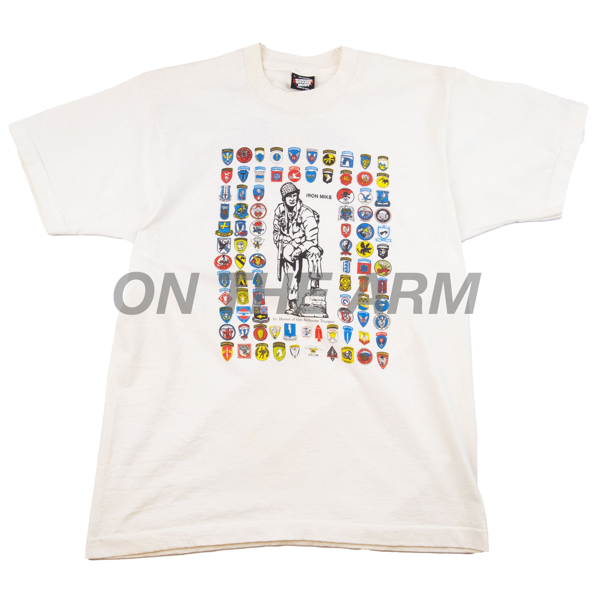 Vintage White Iron Mike Air Trooper Tee (1990)