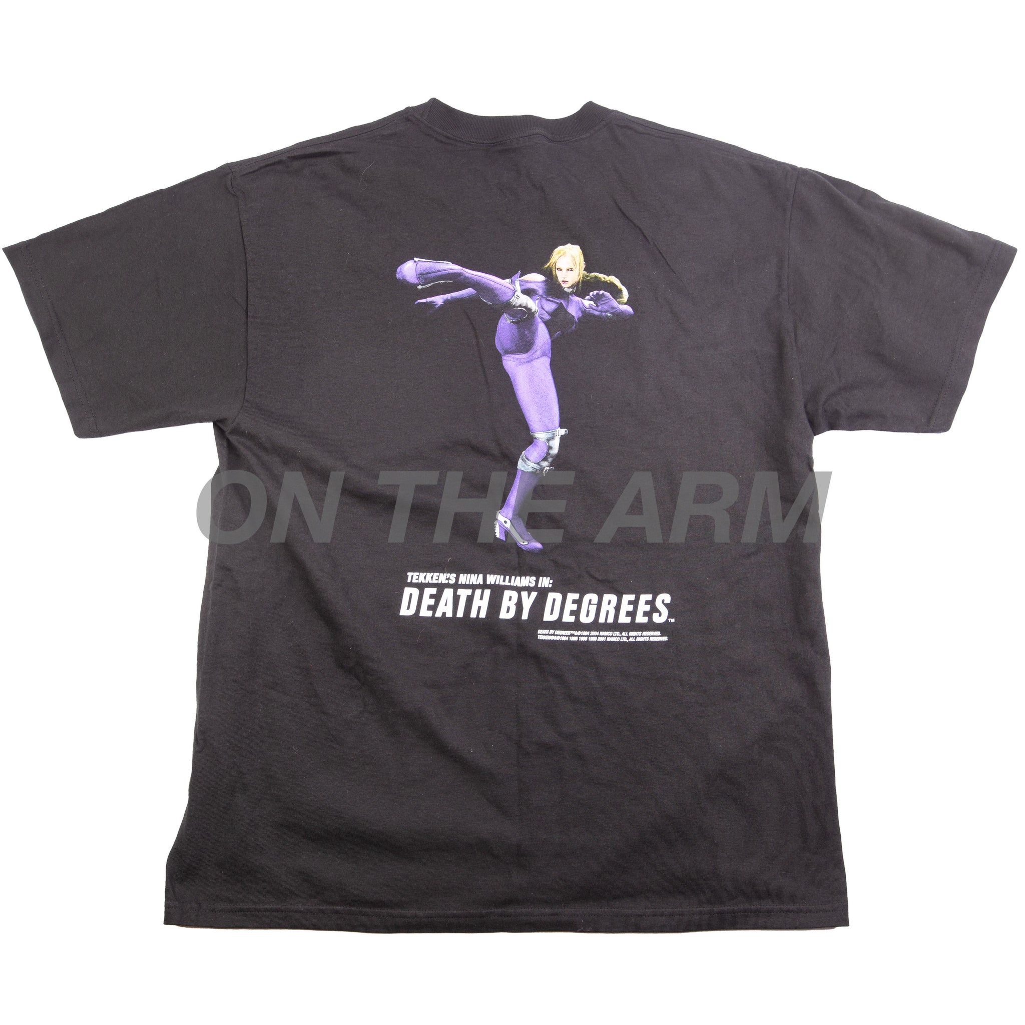 Vintage Black Namco Tekken Death By Degrees Nina Williams Tee (2004)