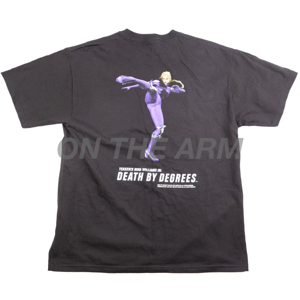Vintage Black Namco Tekken Death By Degrees Nina Williams Tee (2004)