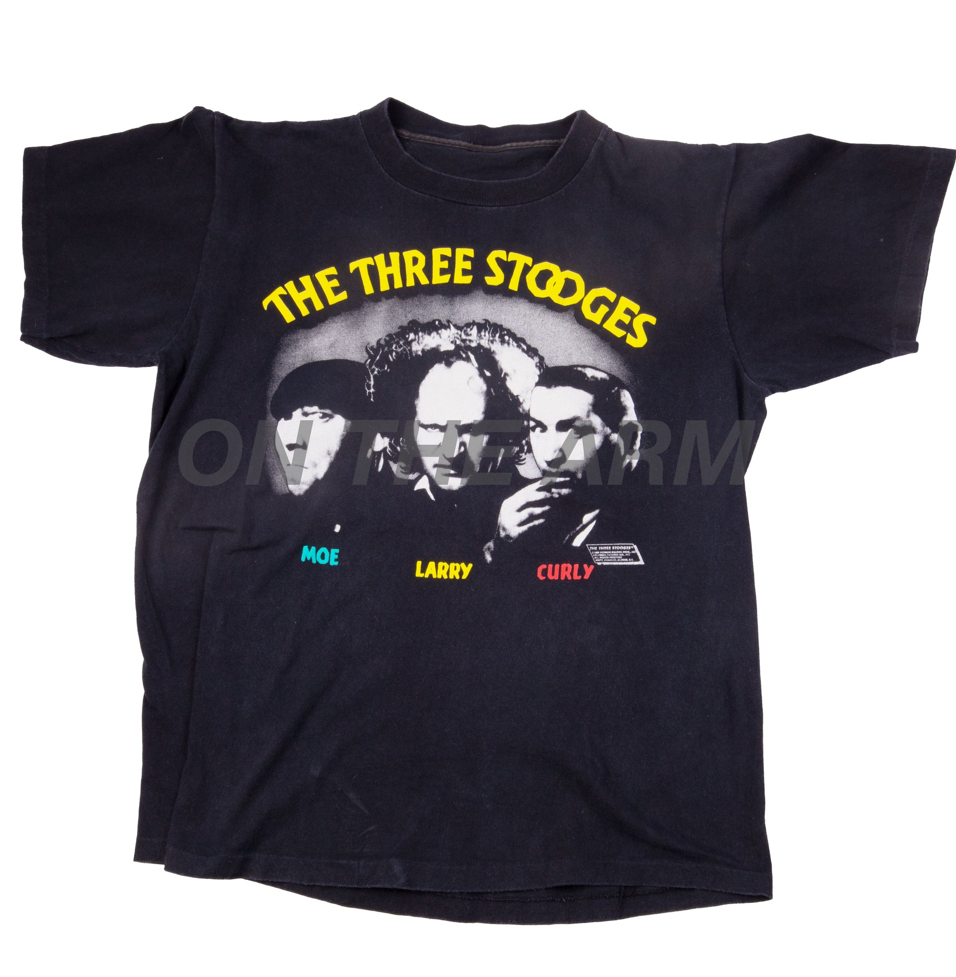 Vintage Black 3 Stooges Tee