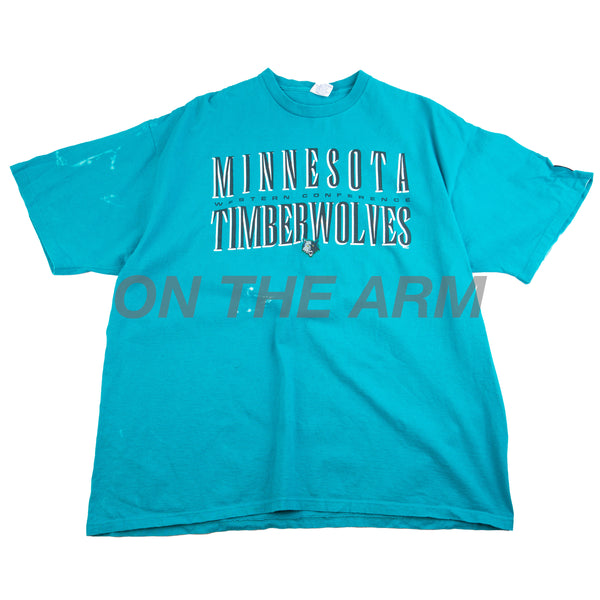 Vintage Teal Starter Timberwolves Tee (1990's)