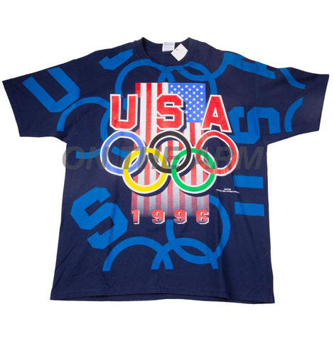 Vintage Dark Blue 96' USA Olympics Tee