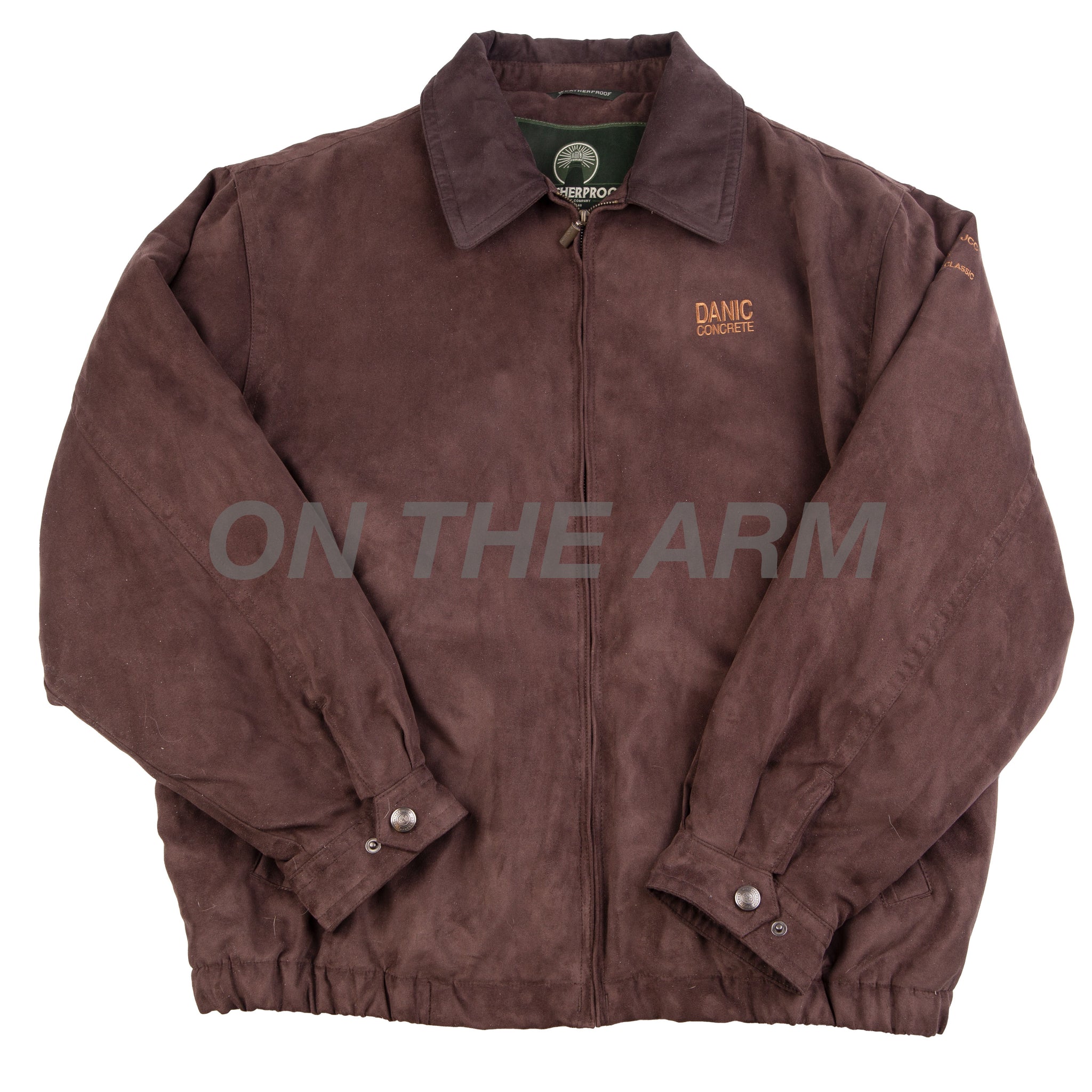 Vintage Brown Weatherproof Danic Concrete Jacket