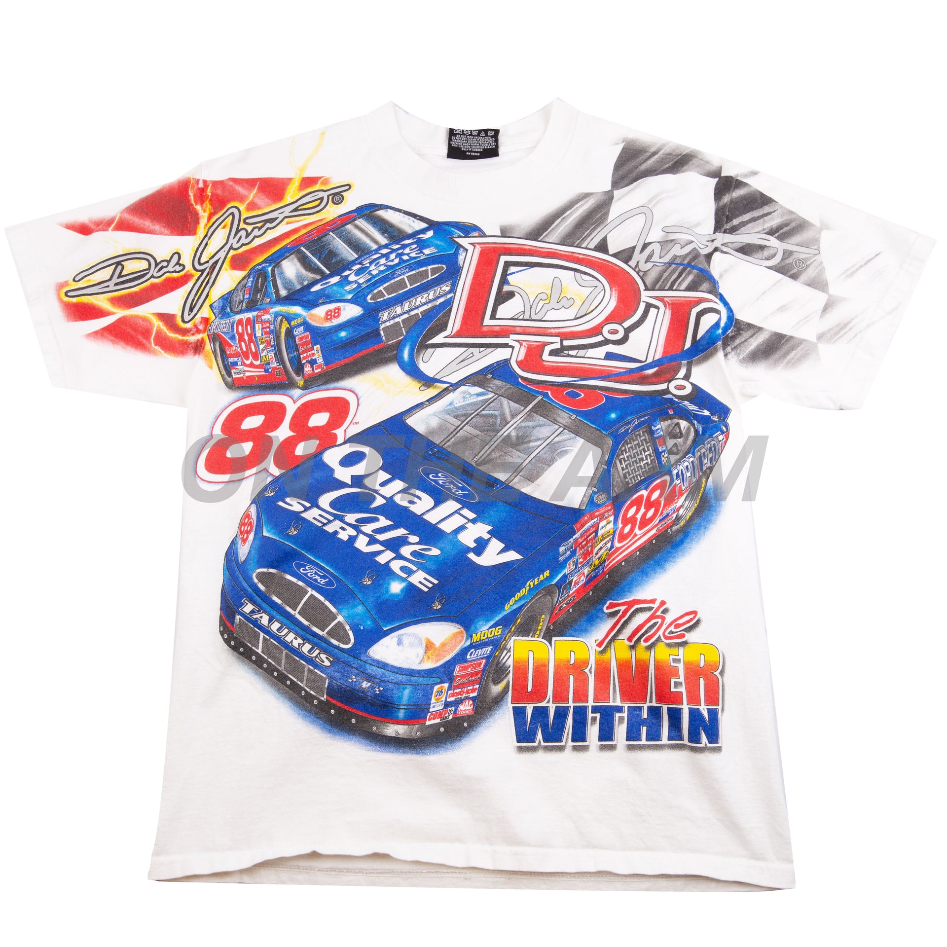 Vintage All Over Print Dale Jarrett Racing Tee (1990's)