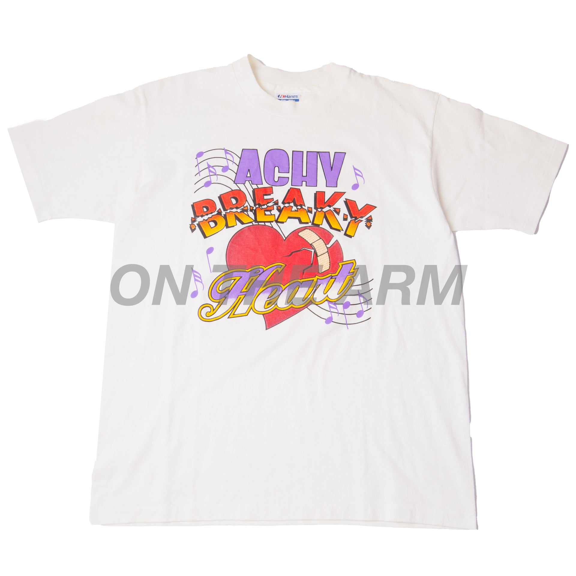 Vintage White Achy Breaky Heart Tee (1990's)