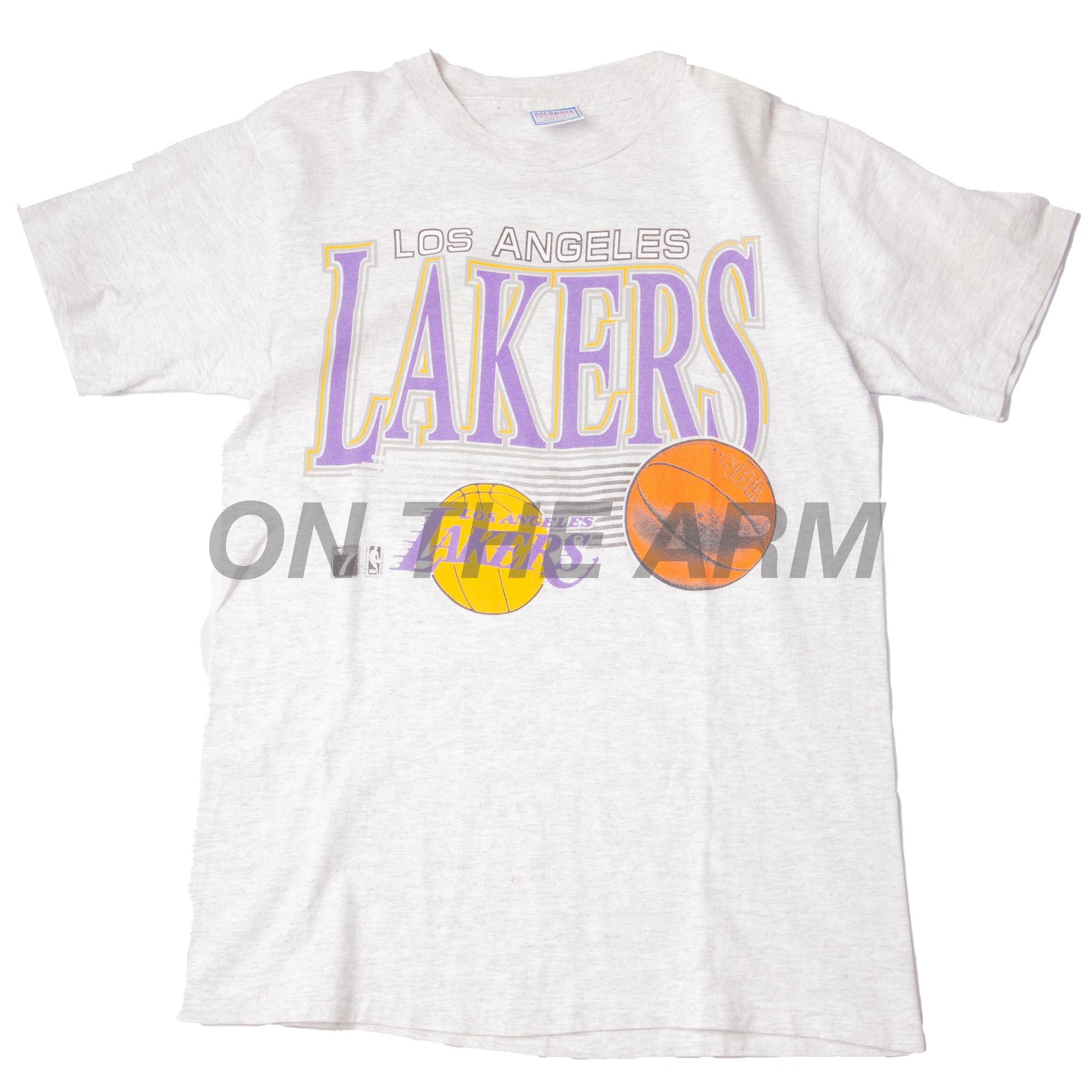 Vintage Heather Grey Lakers Tee (1990's)