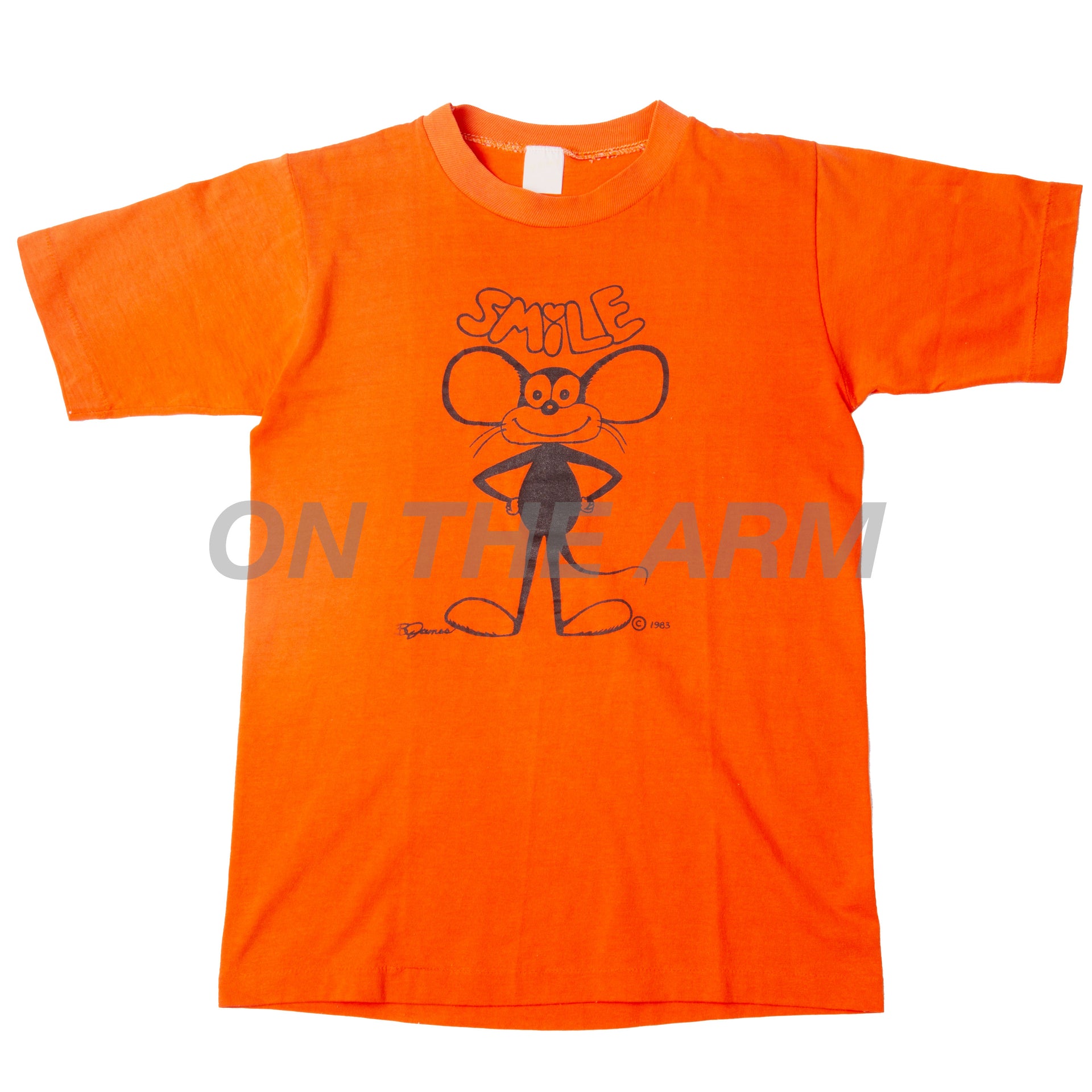 Vintage Orange Smile Tee (1983)