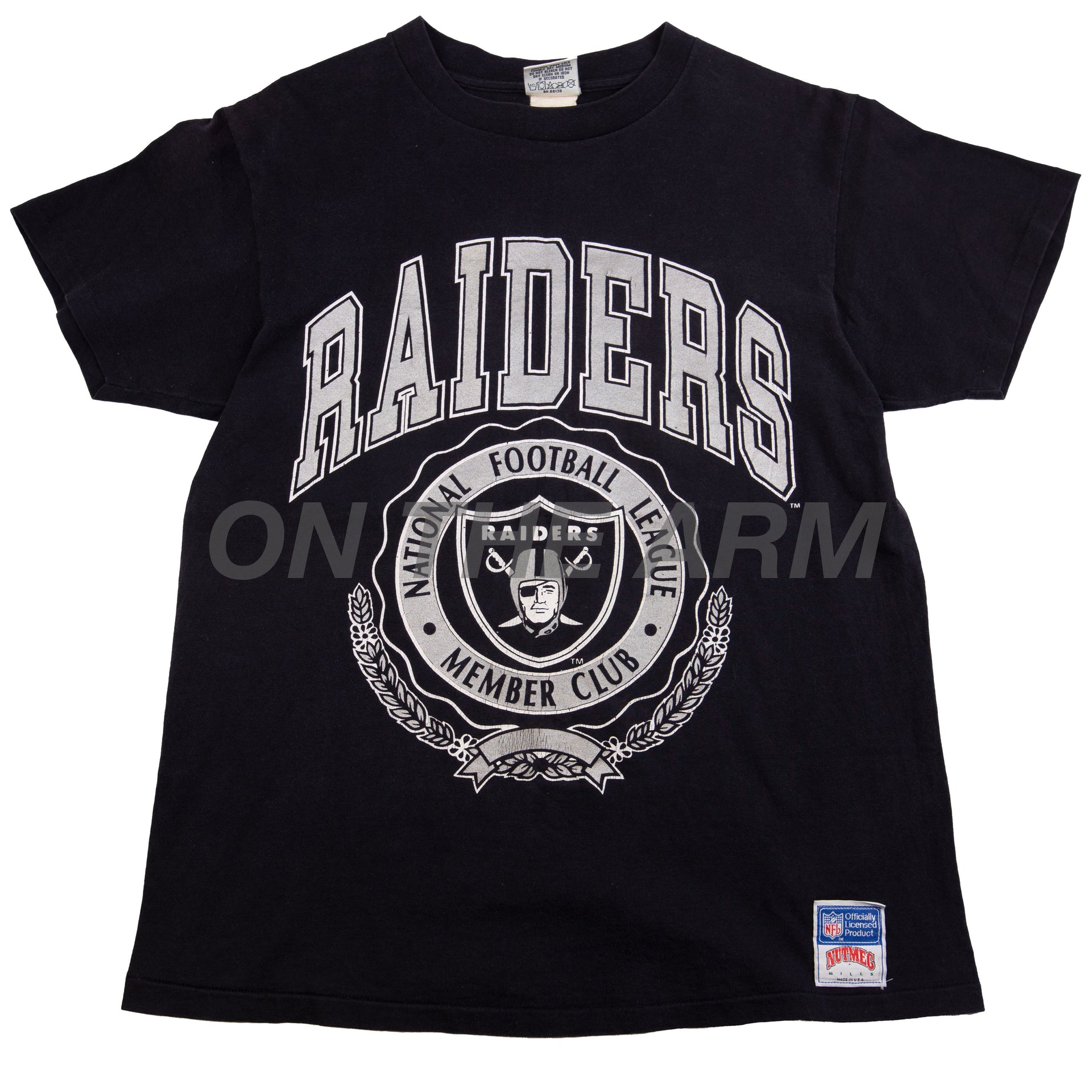 Vintage Black Nutmeg Raiders Tee (1990's)