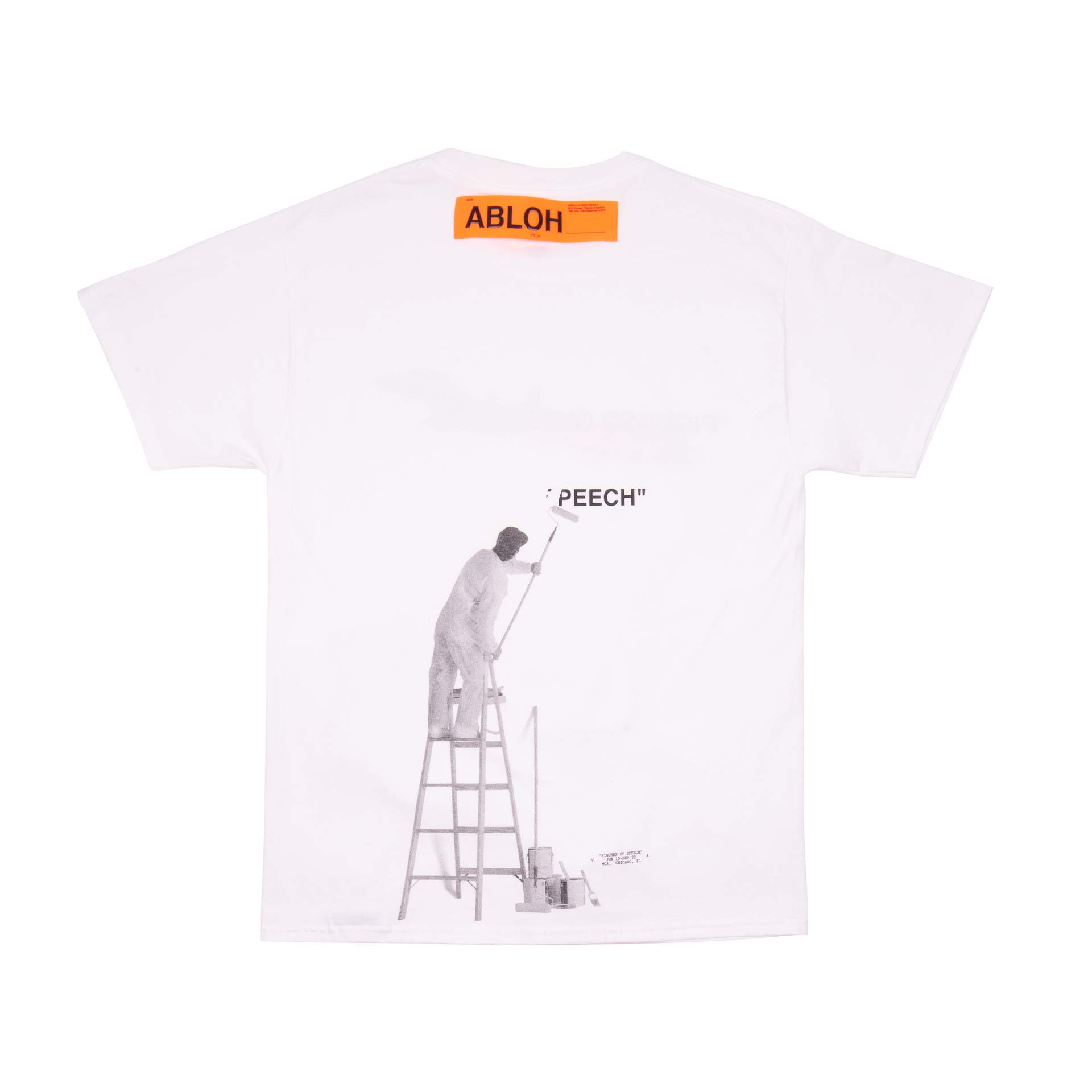Virgil Abloh White MCA Figures of Speech Tee