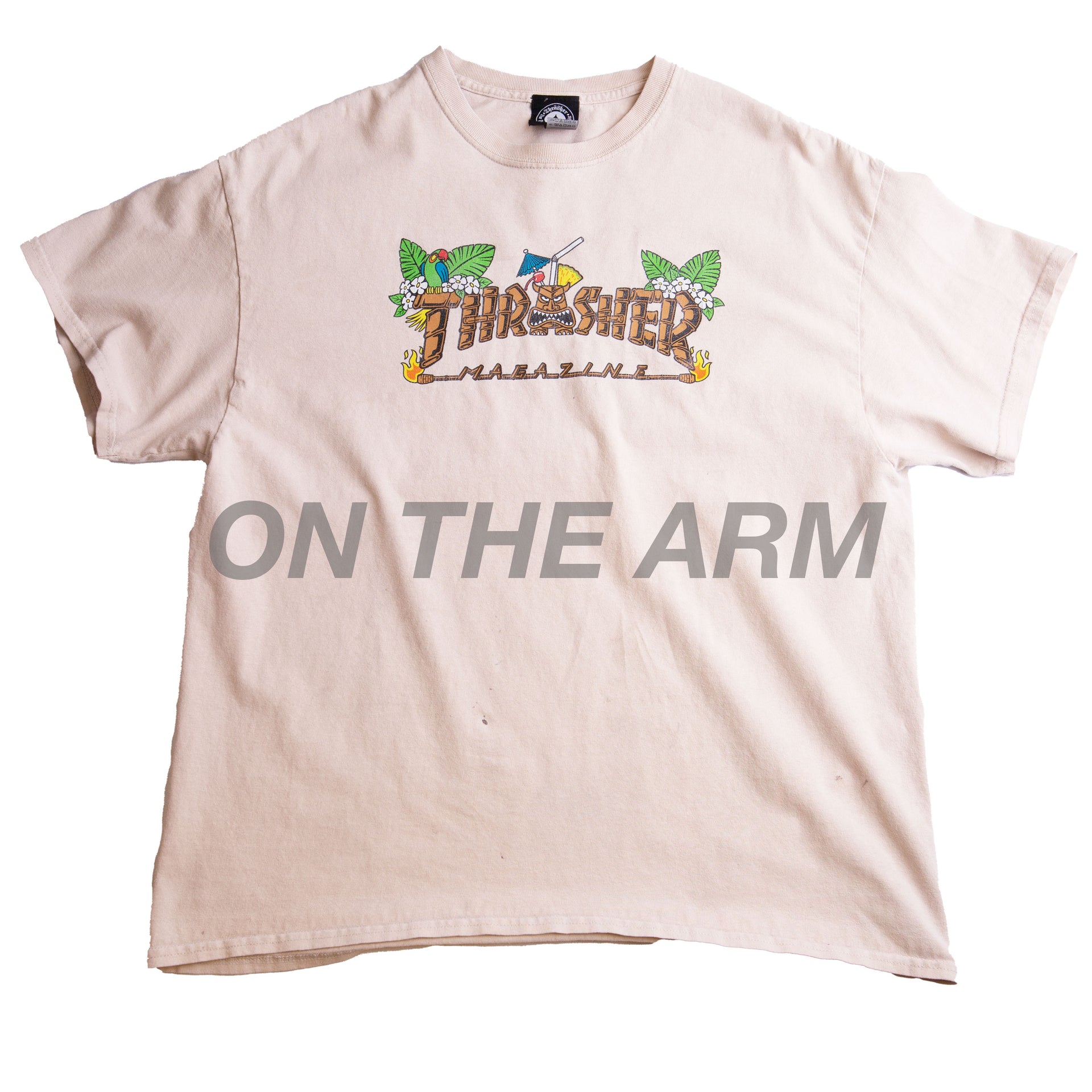 Thrasher Khaki Tiki Tee PRE-OWNED