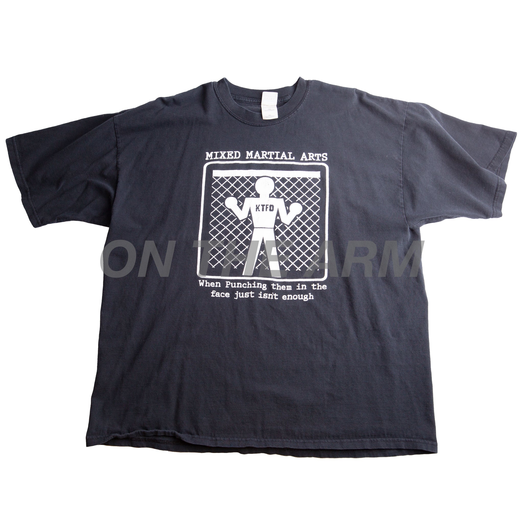 Vintage Black MMA Tee