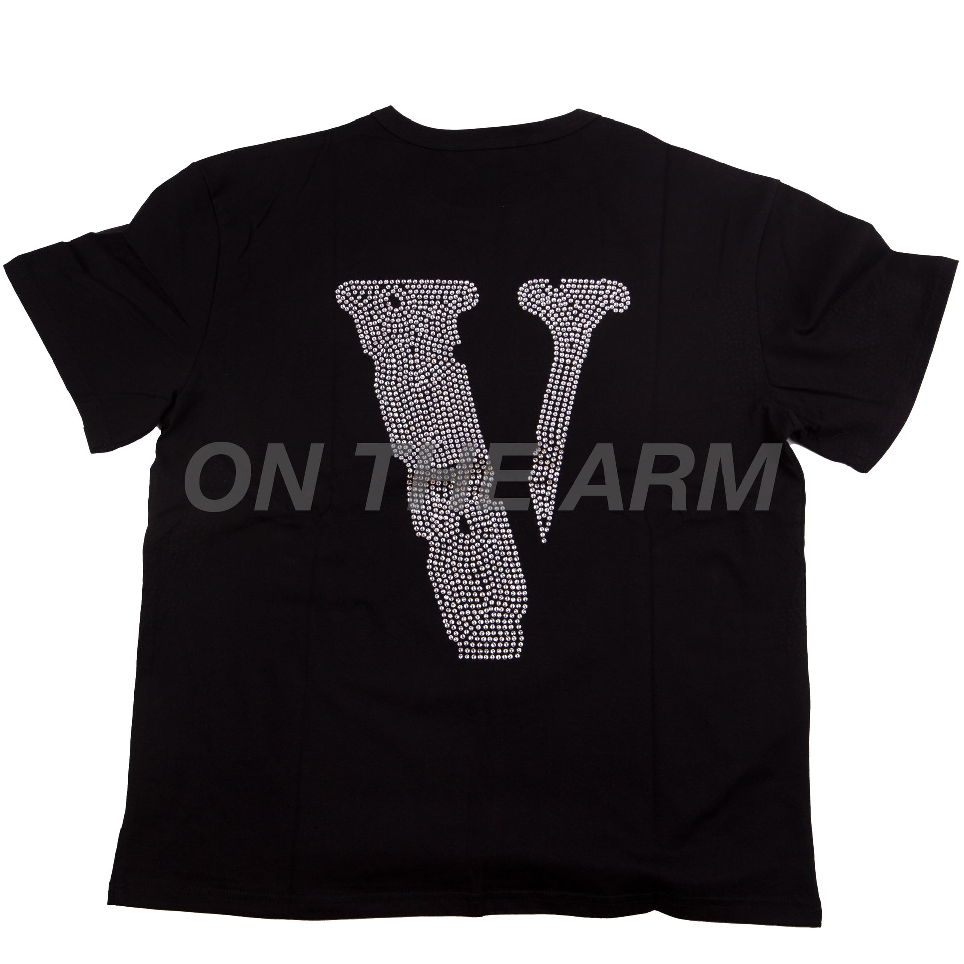 VLONE Black Rhinestone FRIENDS Tee