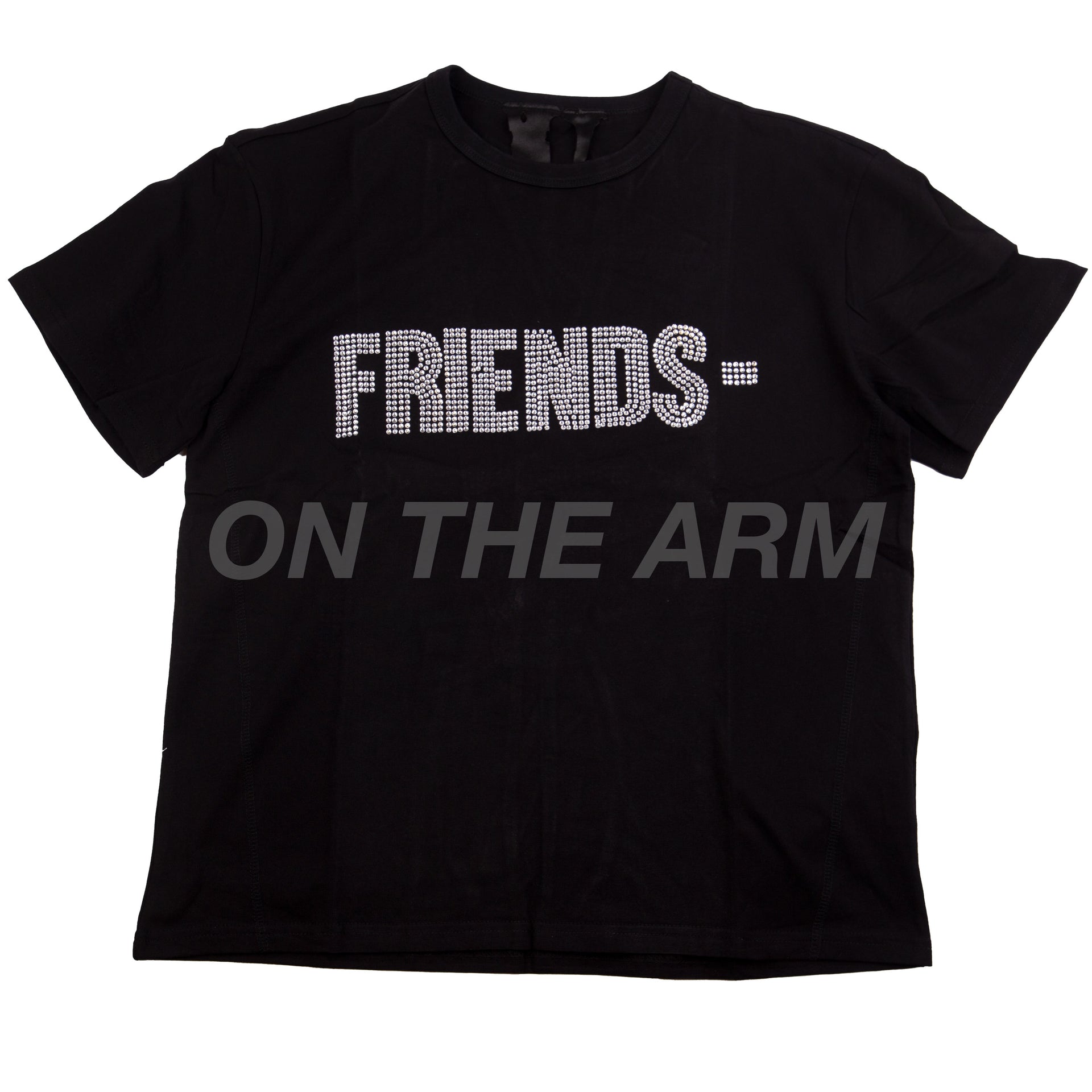 VLONE Black Rhinestone FRIENDS Tee